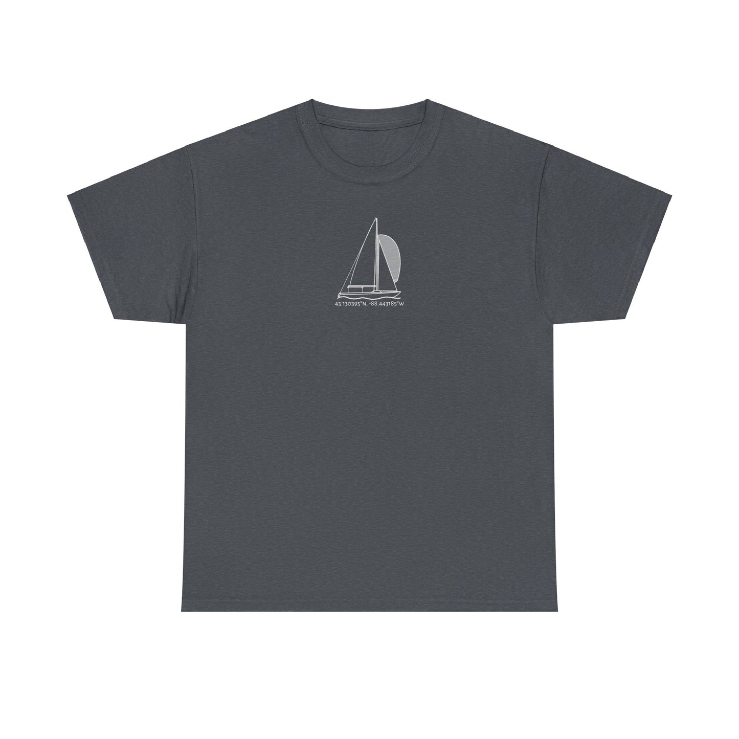 Sailboat Yngling Model Unisex Heavy Cotton Tee