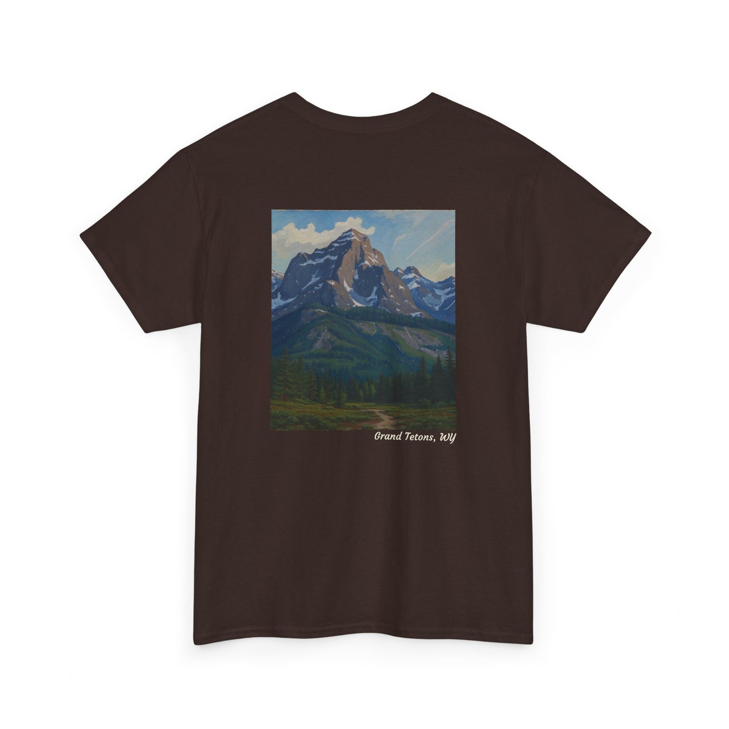 Grand Tetons Enjoy the adventure Earth Graphic Gildan T‑Shirt