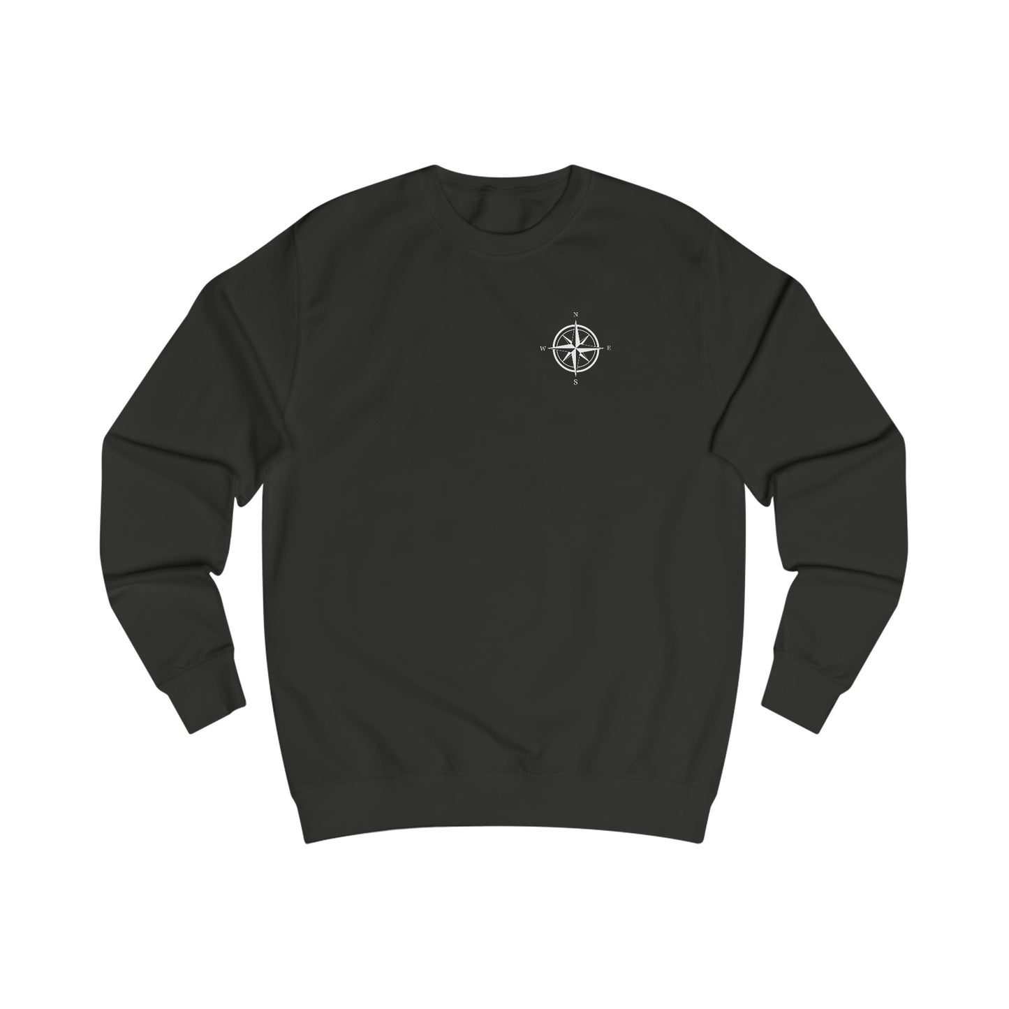 Bow fishing and Compass Rose Model - Men's Crewneck Sweatshirt