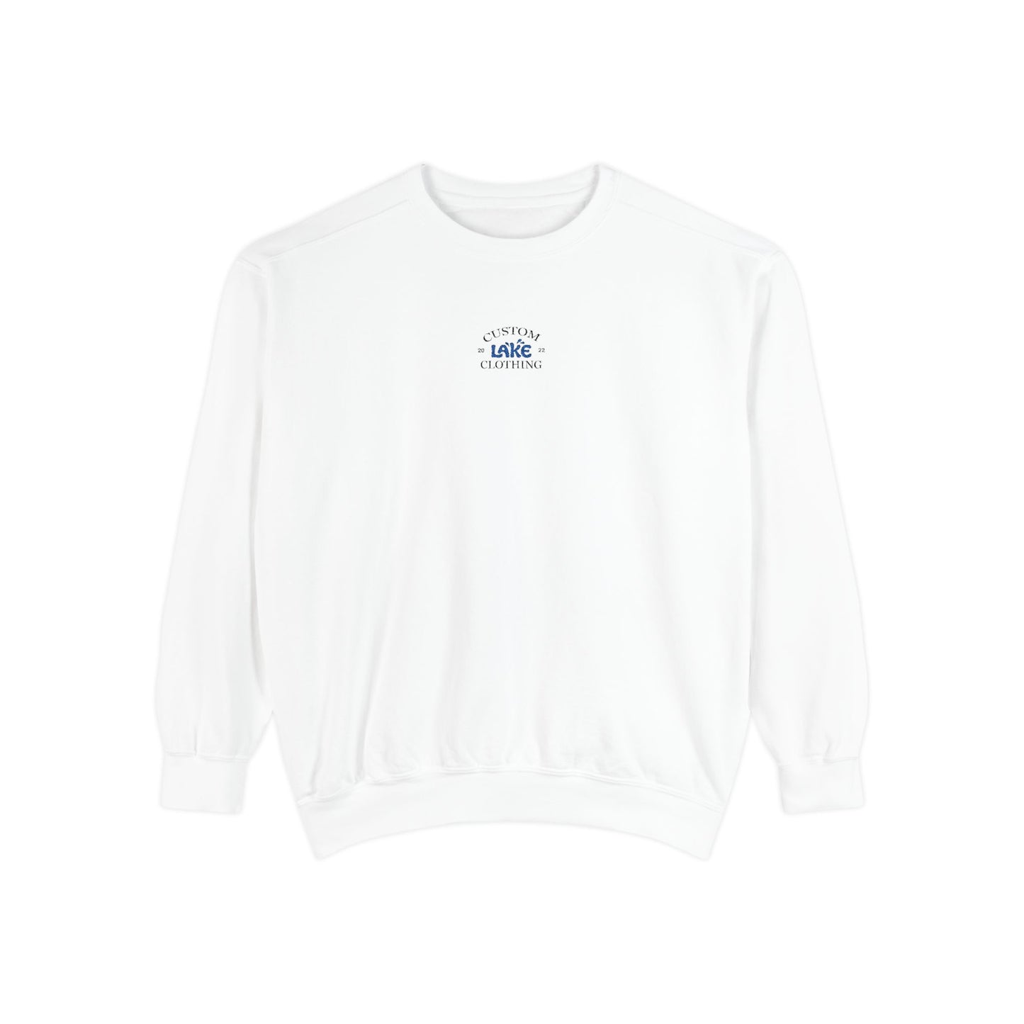 Crewneck Sweatshirt Embroidered - Comfort Colors