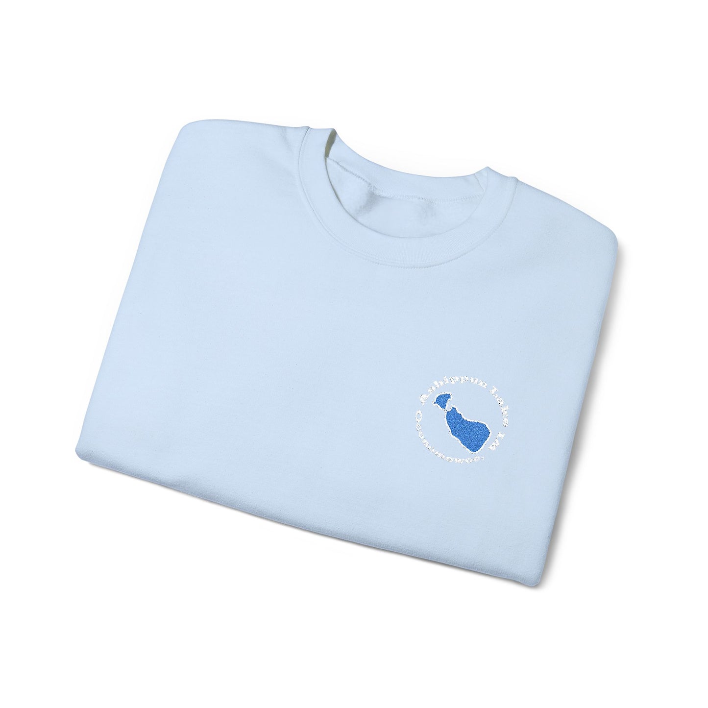 Ashippun Lake Embroidered Crewneck