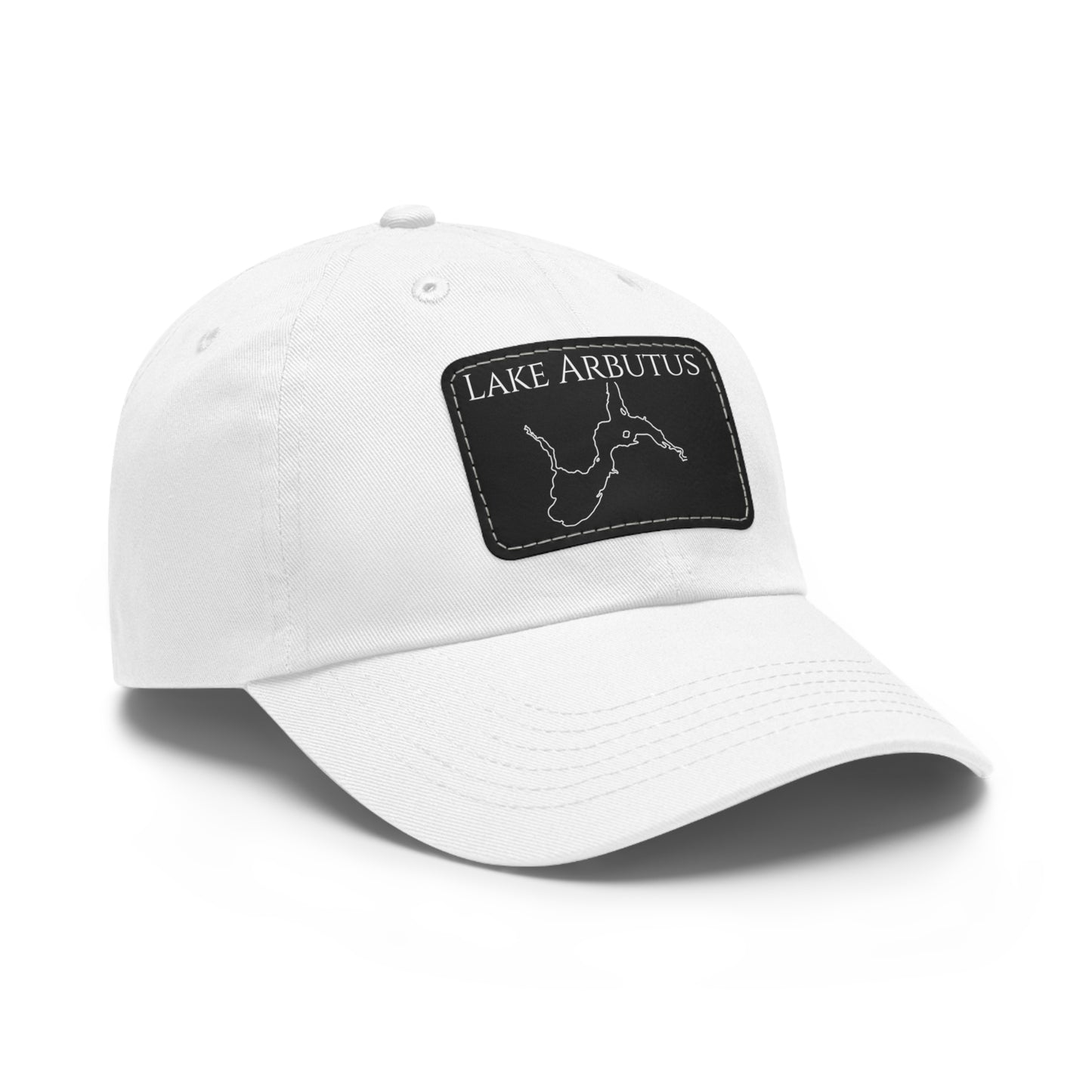 Lake Arbutus Embroidered Hat with Leather Patch