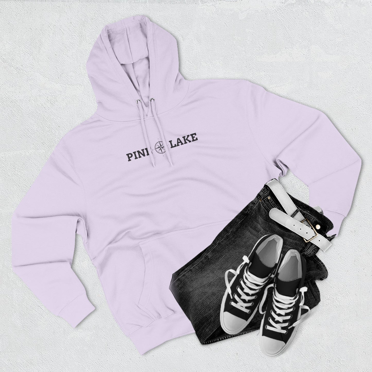 Three Panel Fleece Hoodie - Lane Seven