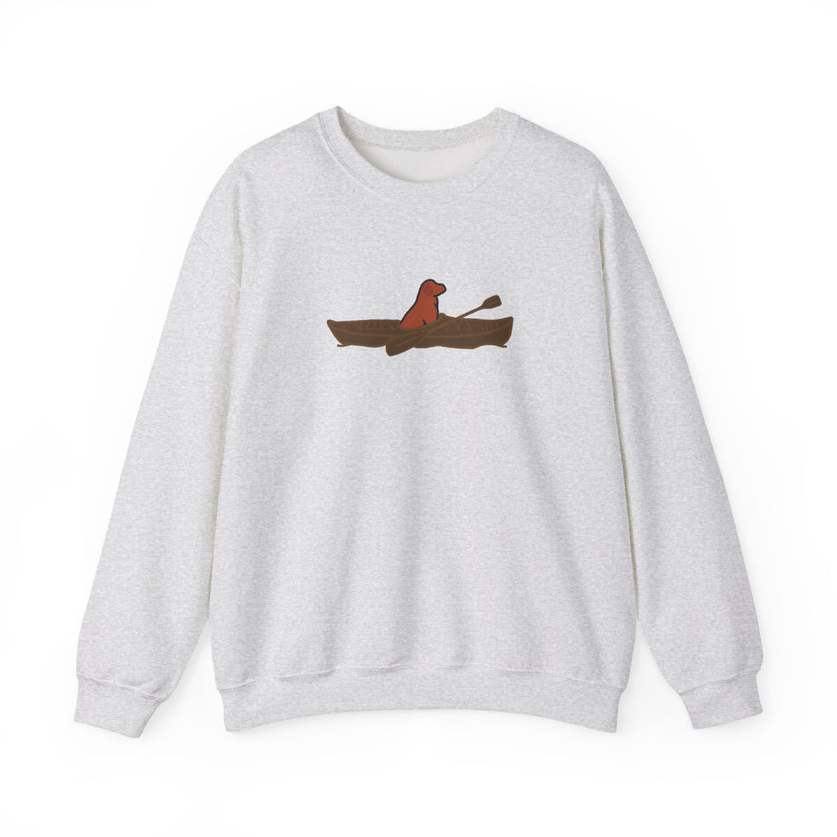 "Lucy the Lab" Kayak Dog Pewaukee Lake - Unisex Heavy Blend™ Crewneck Sweatshirt
