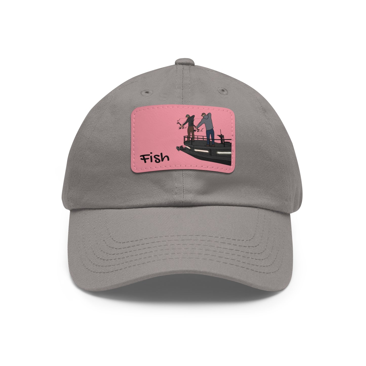 Bow fishing Hat with Leather Patch
