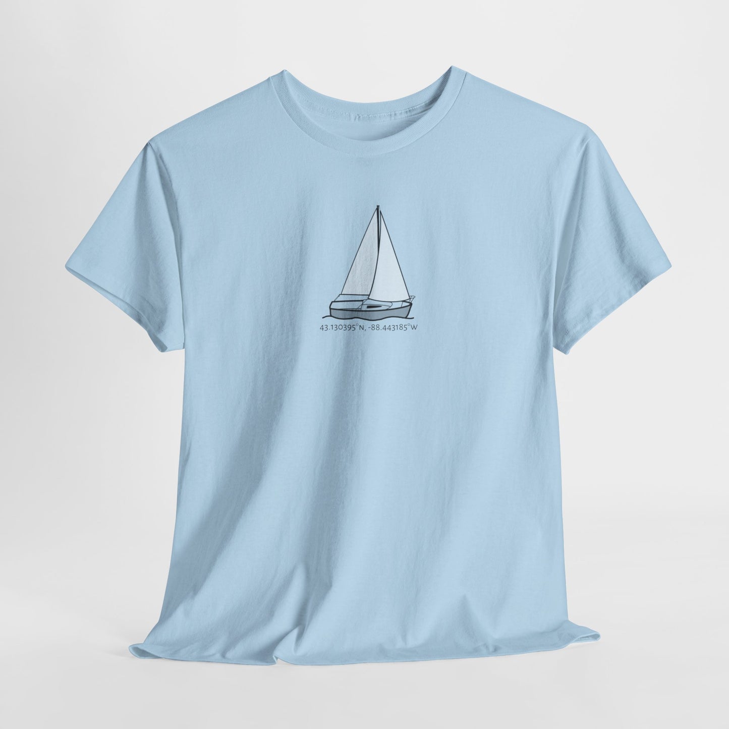 Sailboat Comfort Unisex Heavy Cotton Tee