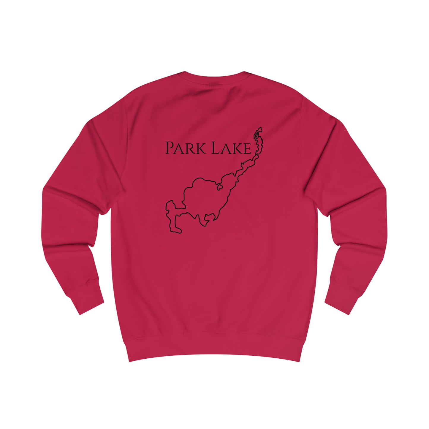 Kayak Man- Park Lake Men's Sweatshirt