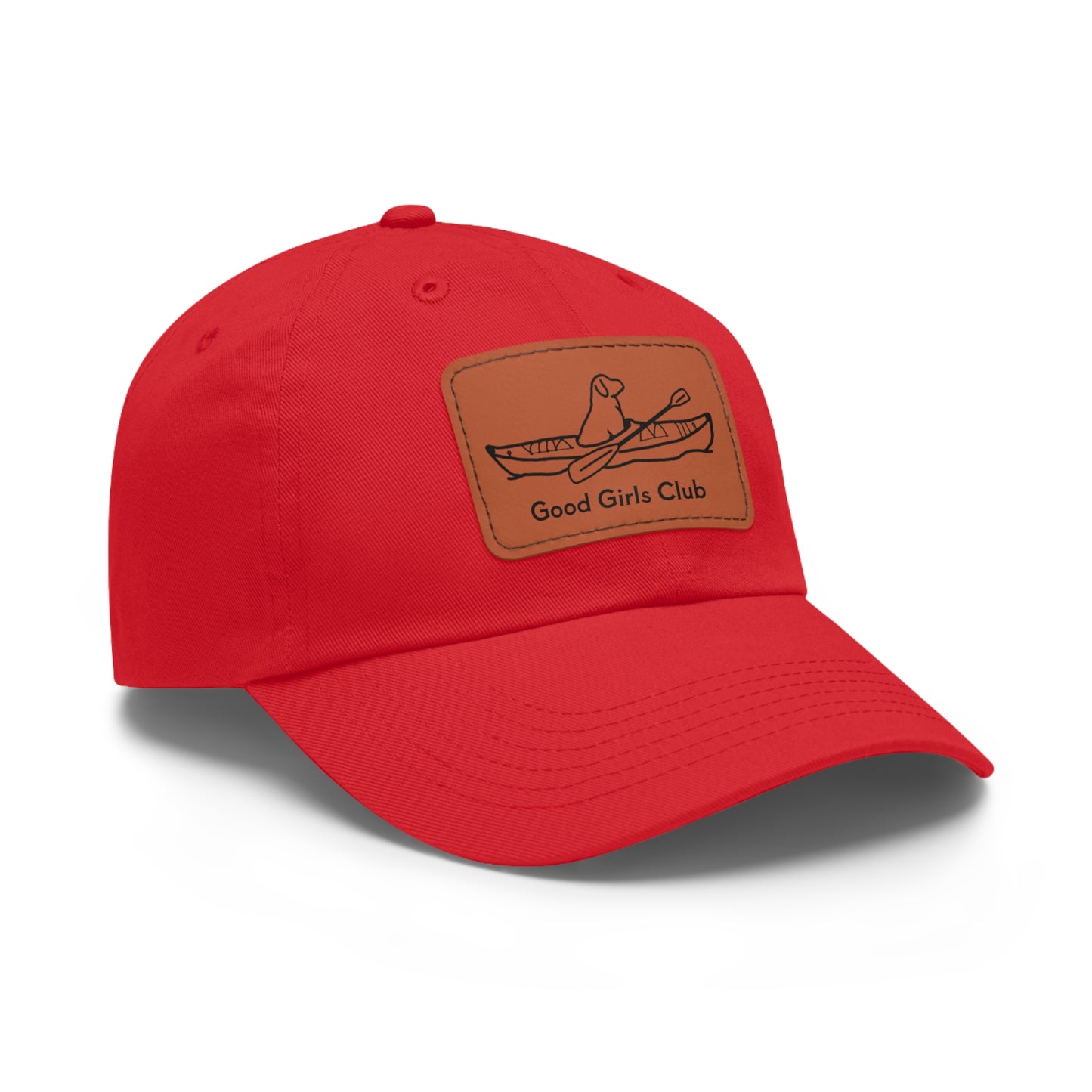 Good Girls Club Lab Kayak Dog - Hat with Leather Patch