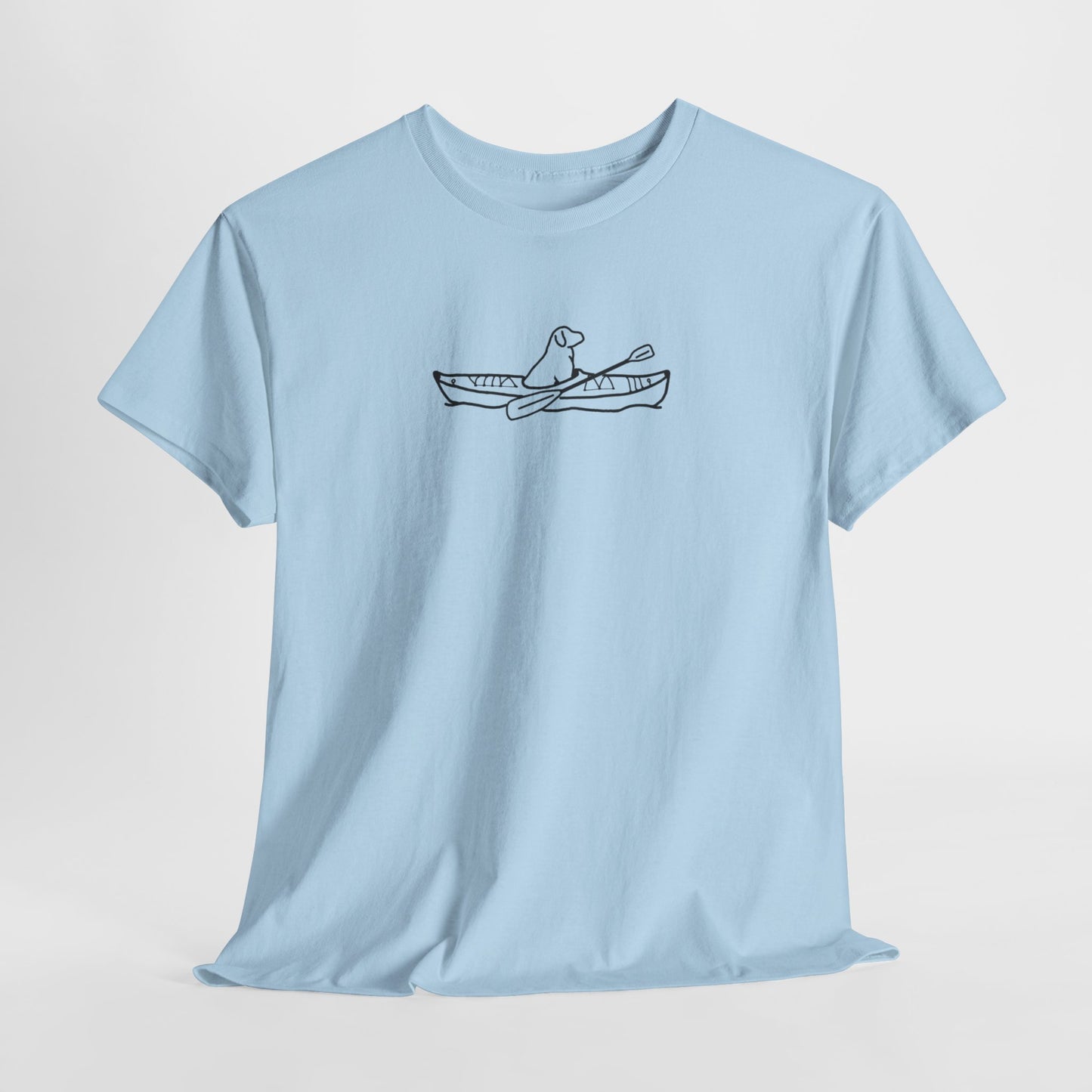 Kayak Dog Lab Unisex Heavy Cotton Tee