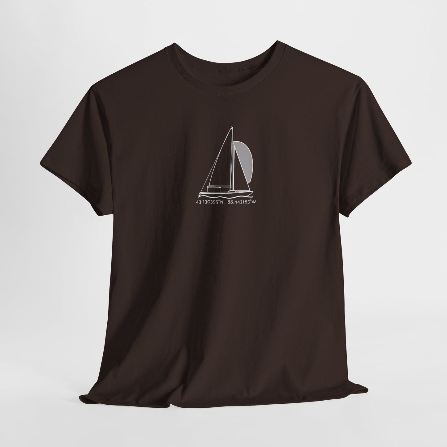 Sailboat Yngling Model Unisex Heavy Cotton Tee