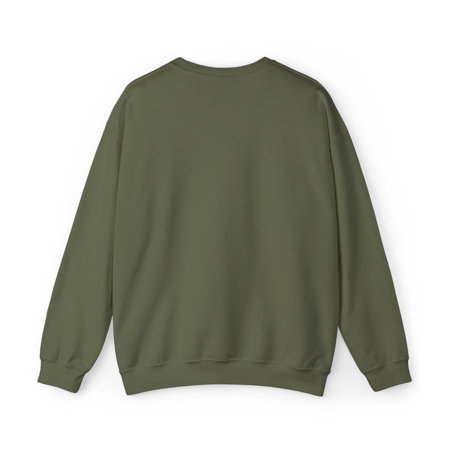 Okauchee Lake Embroidered circle text Oconomowoc WI Unisex Heavy Blend™ Crewneck Sweatshirt