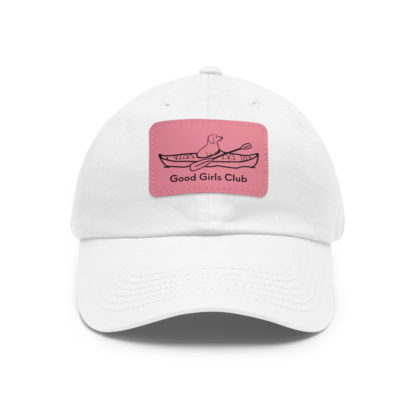 Good Girls Club Dachshund Kayak Dog - Hat with Leather Patch