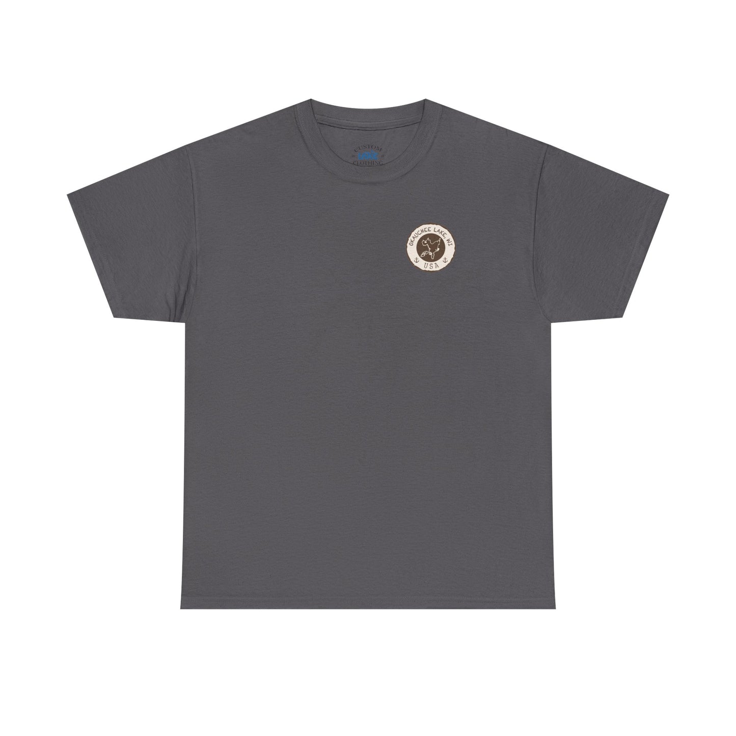 Okauchee Lake Unisex Heavy Tee - Vintage Postmark Style