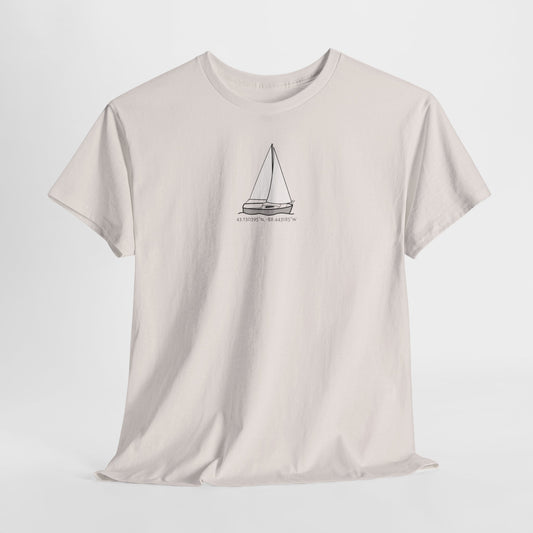 Sailboat Comfort Unisex Heavy Cotton Tee