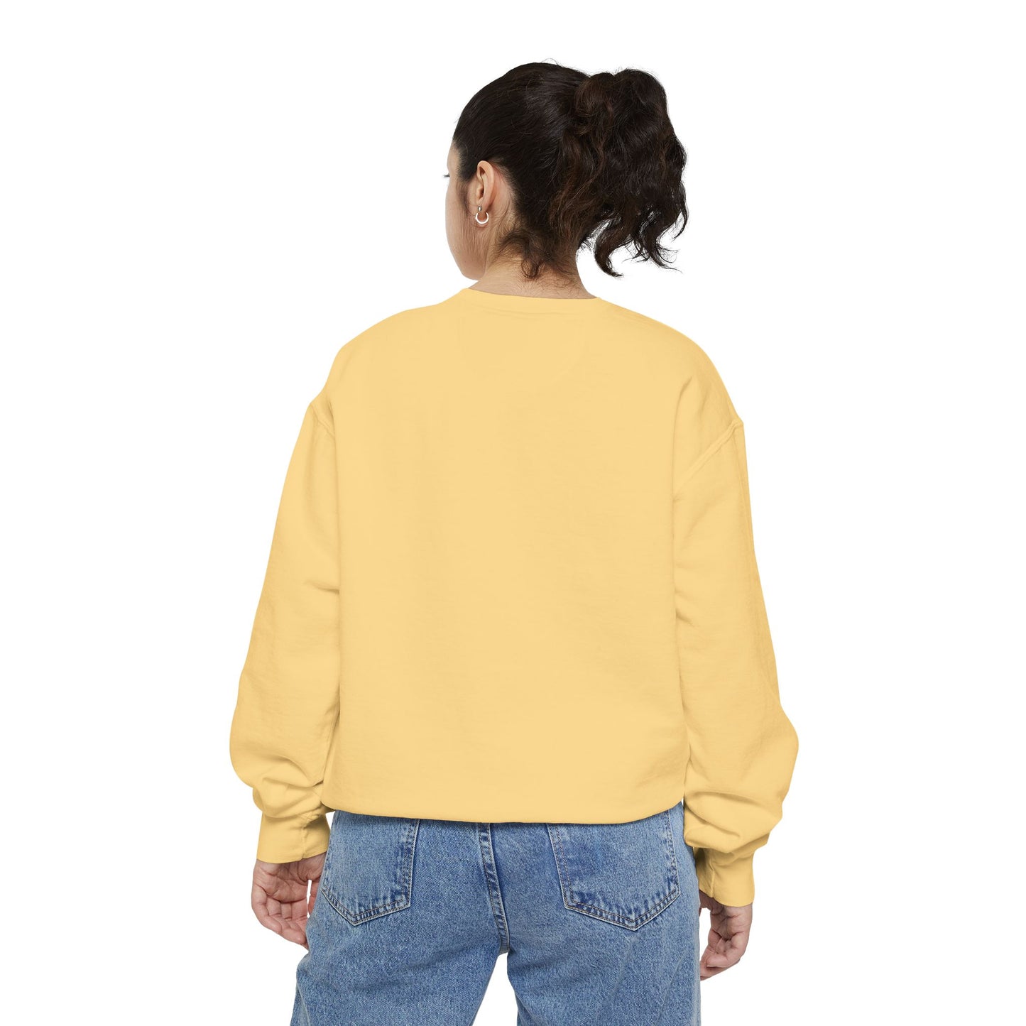 Surfing One Line Design Crewneck Sweatshirt - Comfort Colors