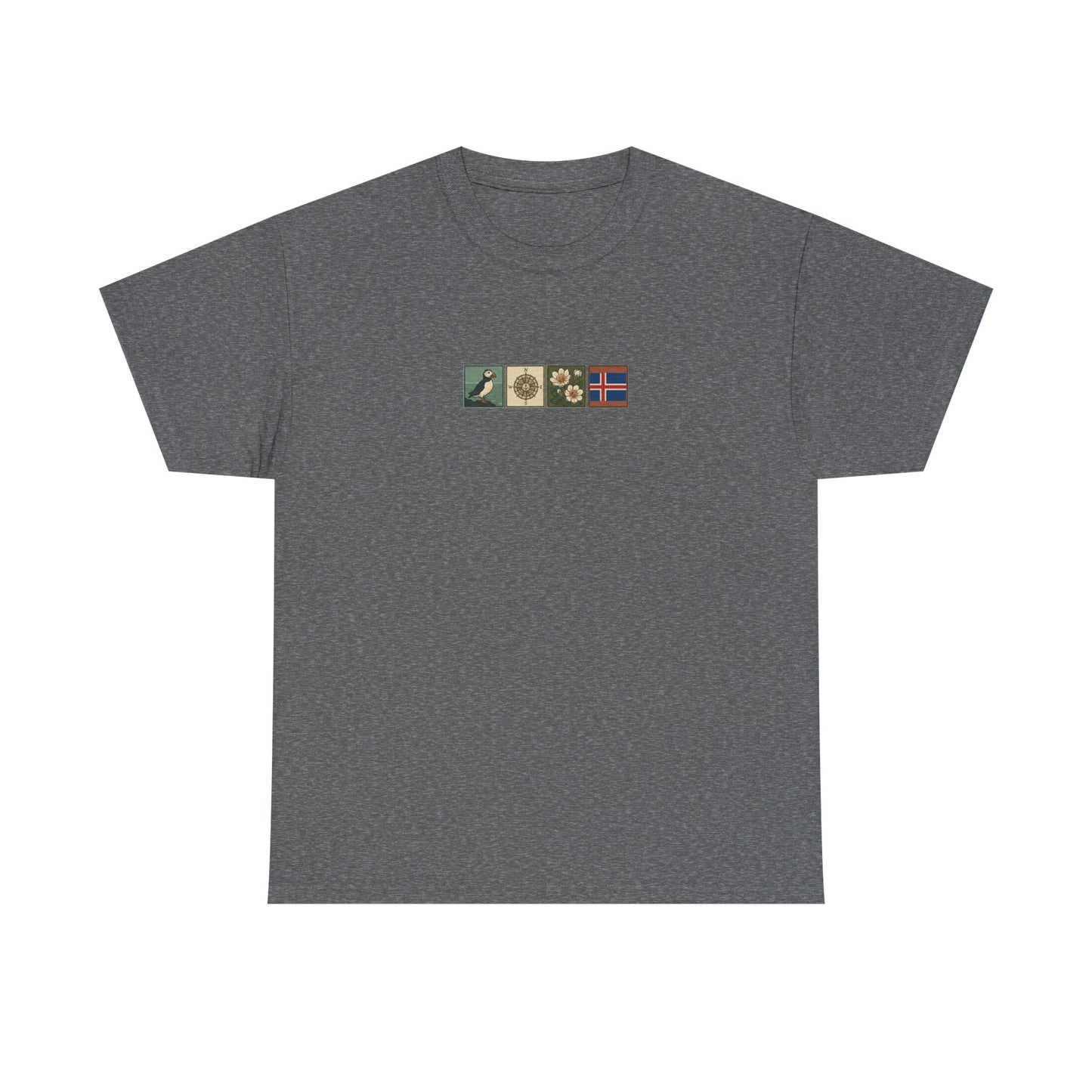 Iceland Vik - 4 panel front design - Unisex Heavy Cotton Tee
