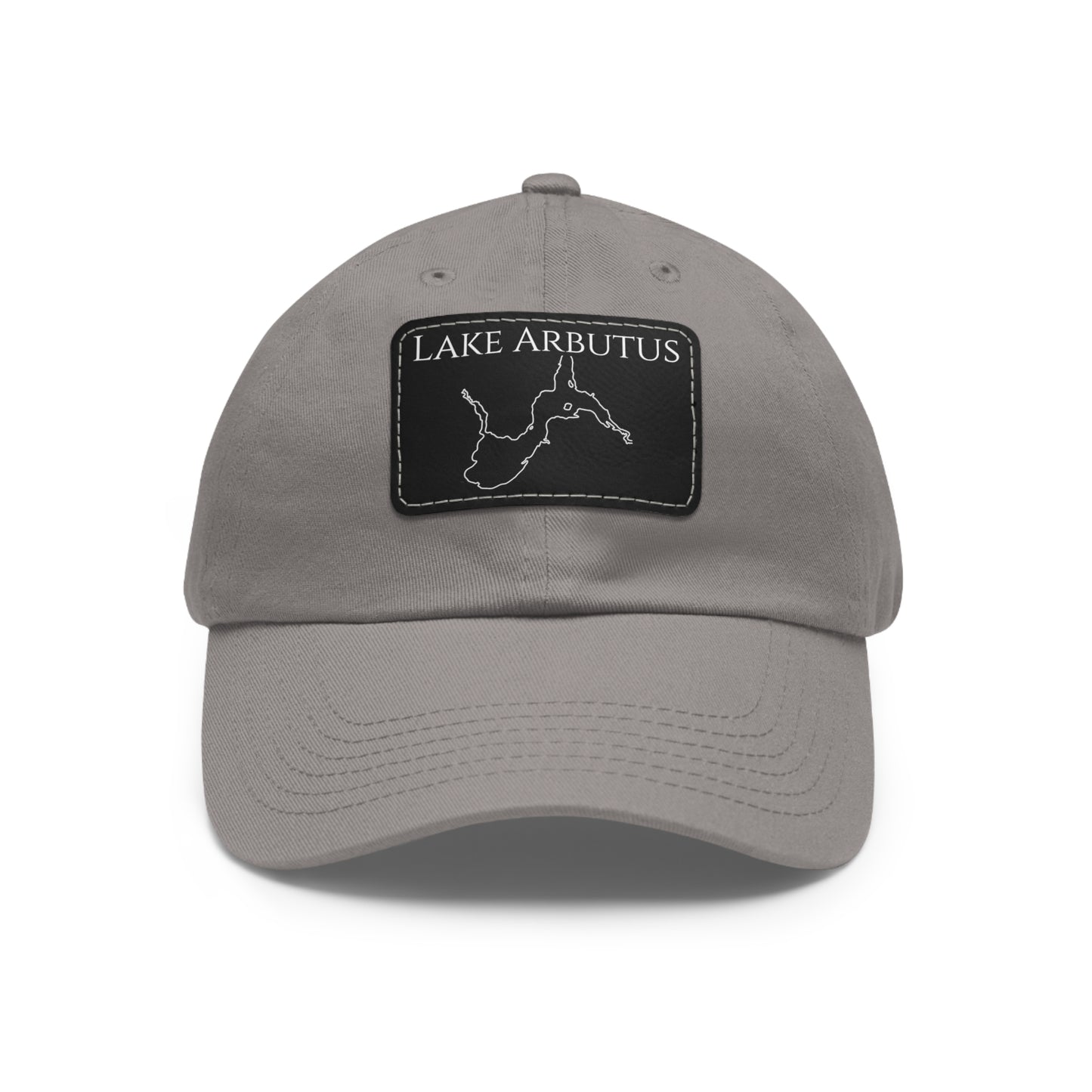 Lake Arbutus Embroidered Hat with Leather Patch