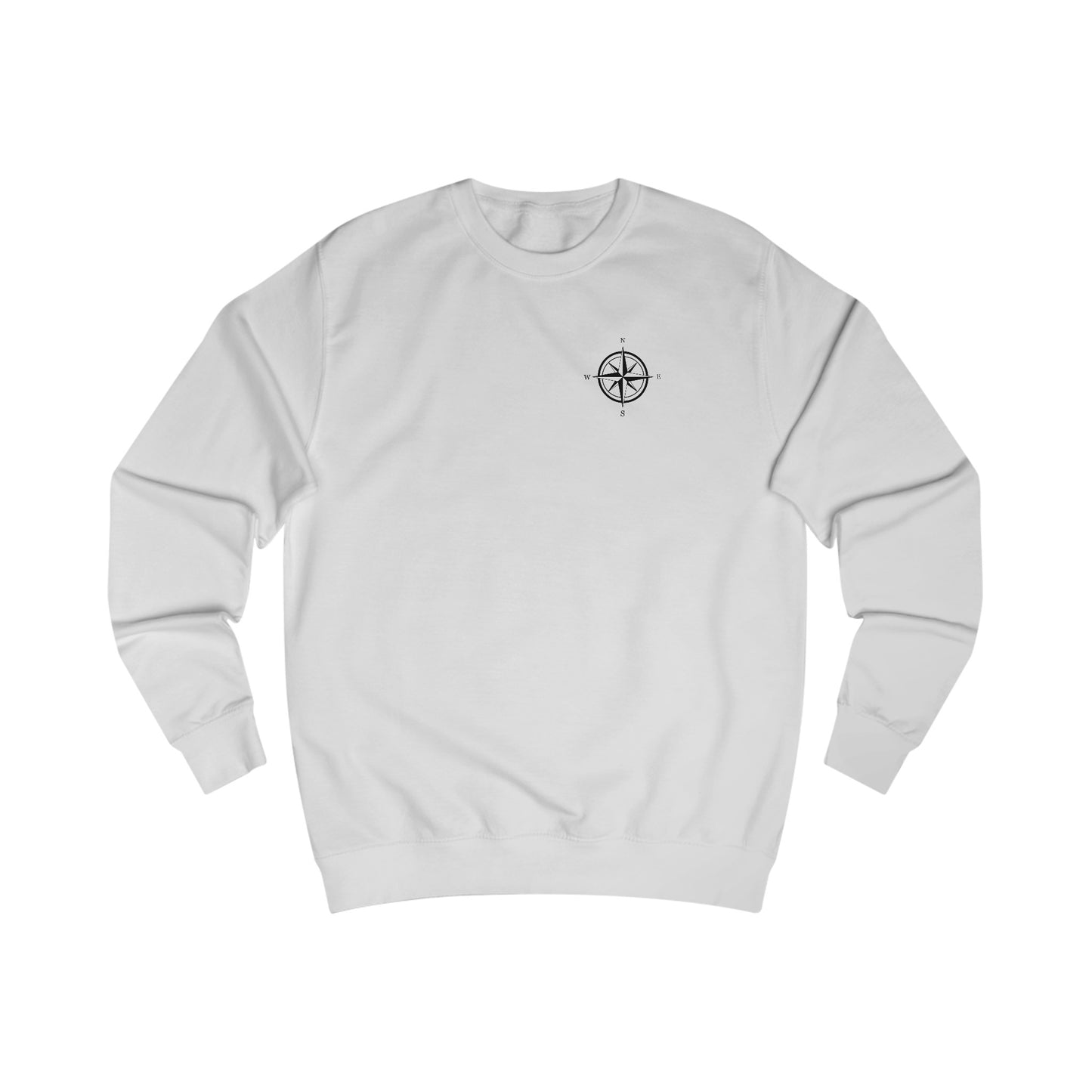 Bow fishing and Compass Rose Model - Men's Crewneck Sweatshirt