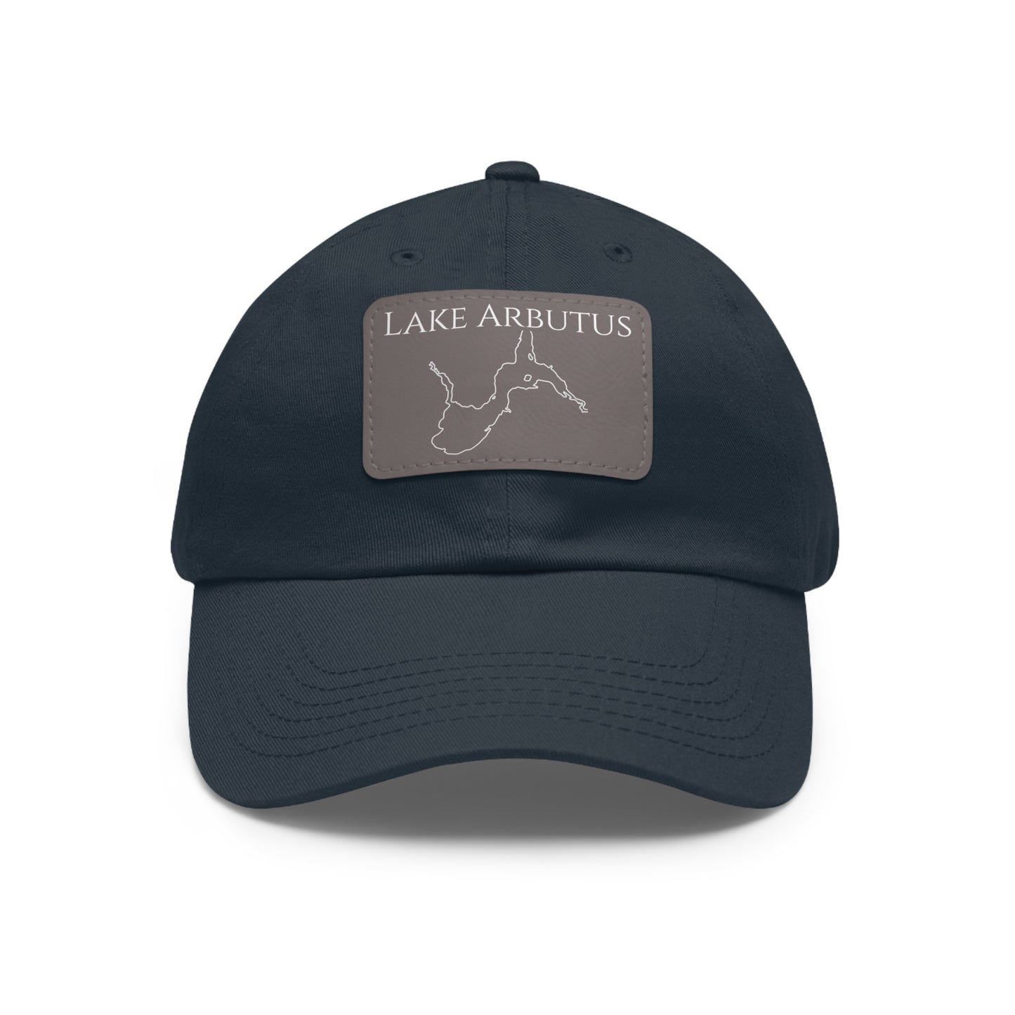 Lake Arbutus Embroidered Hat with Leather Patch