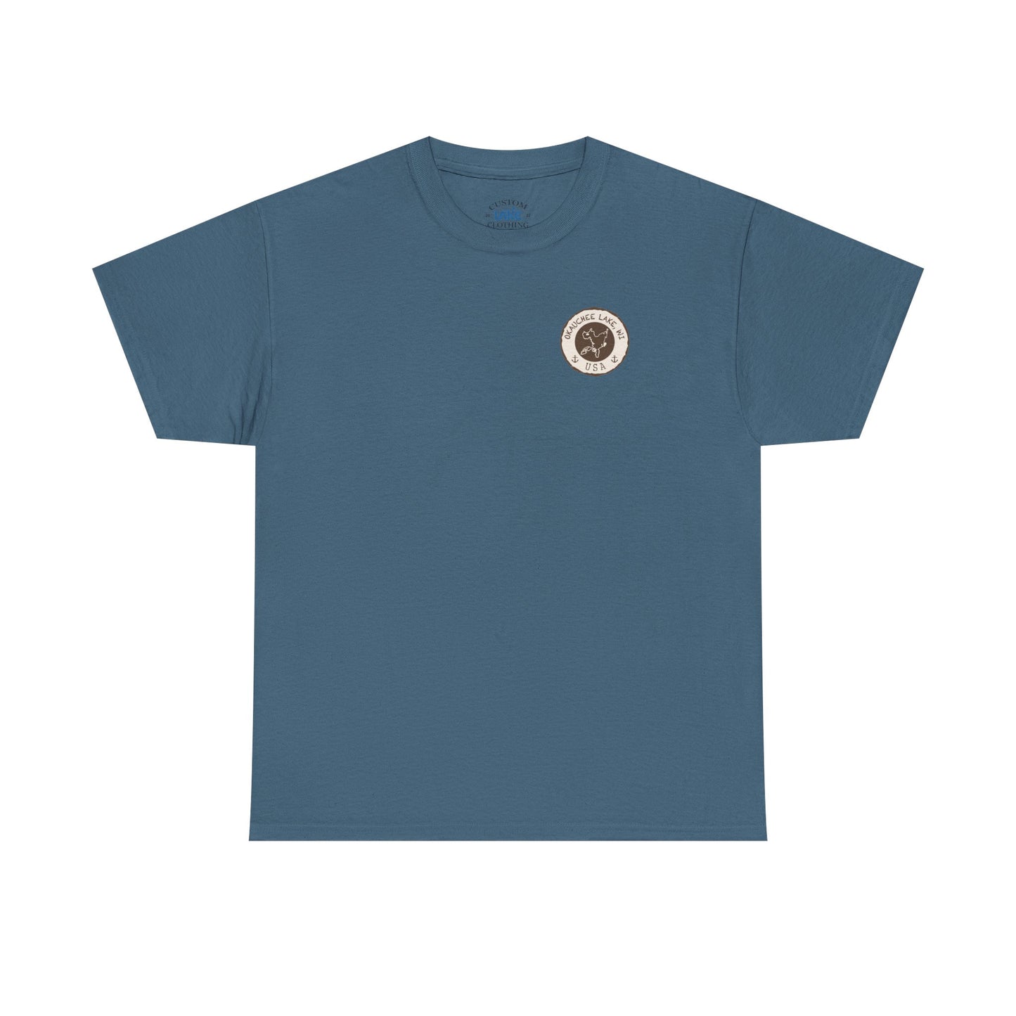 Okauchee Lake Unisex Heavy Tee - Vintage Postmark Style