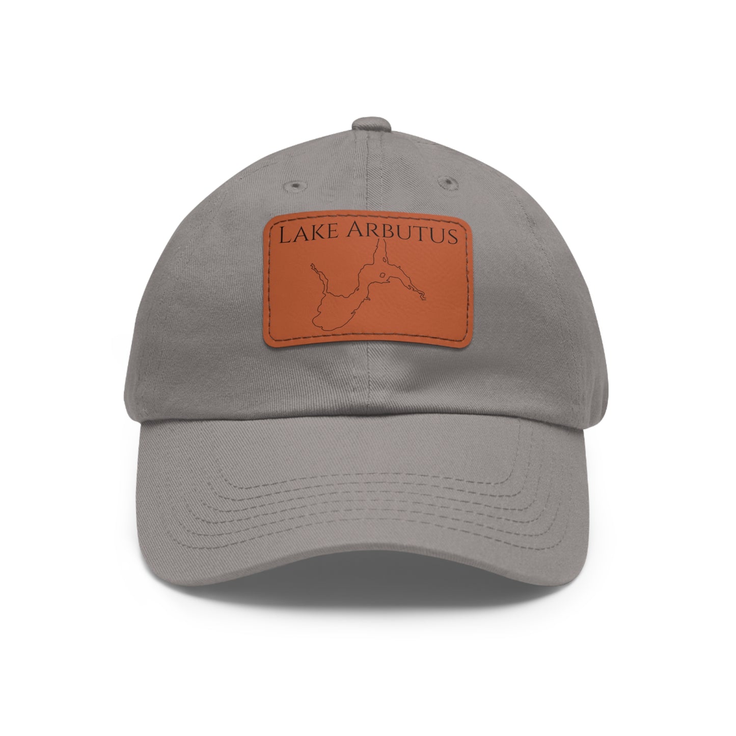 Lake Arbutus Embroidered Hat with Leather Patch