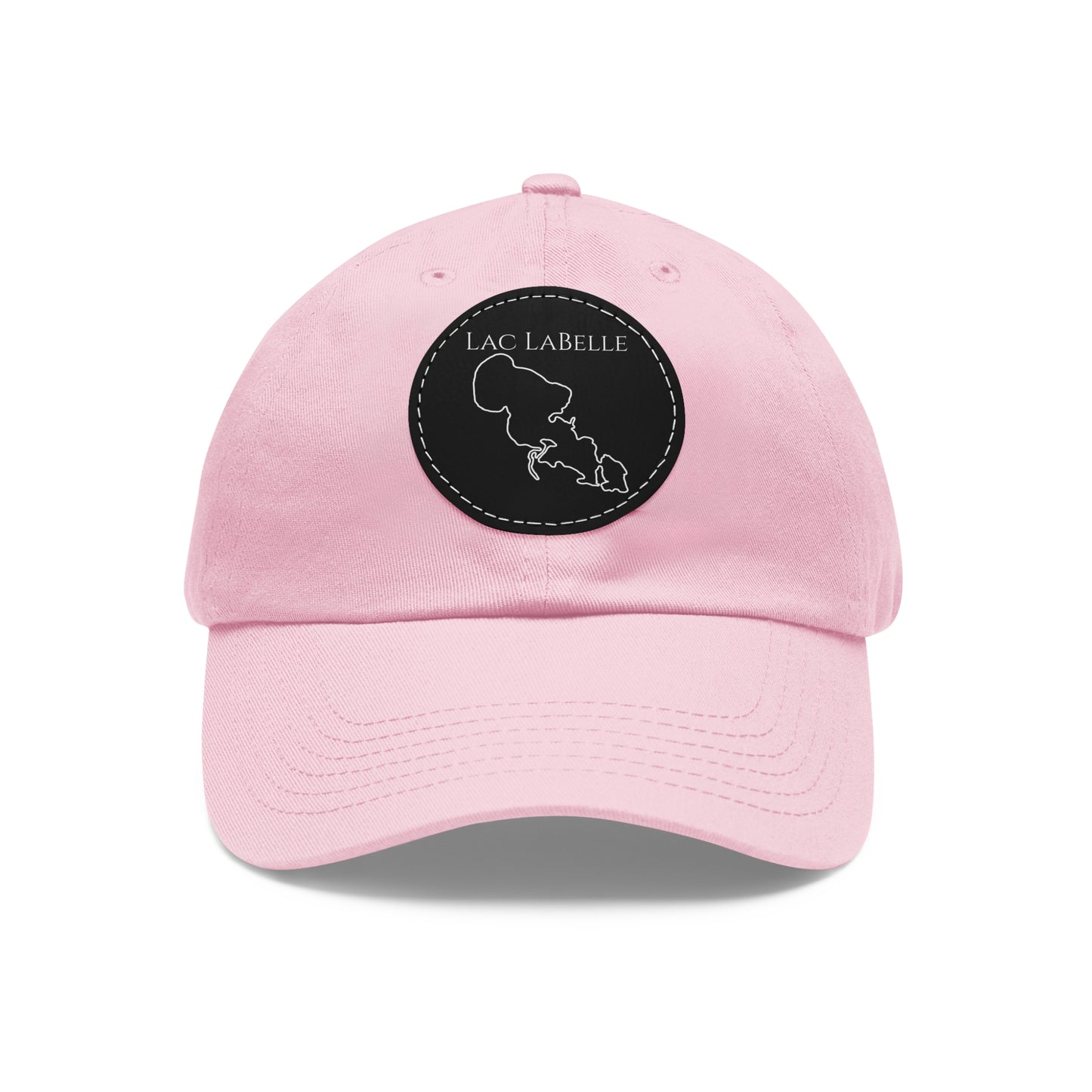 Lac LaBelle Embroidered Hat with Leather Patch