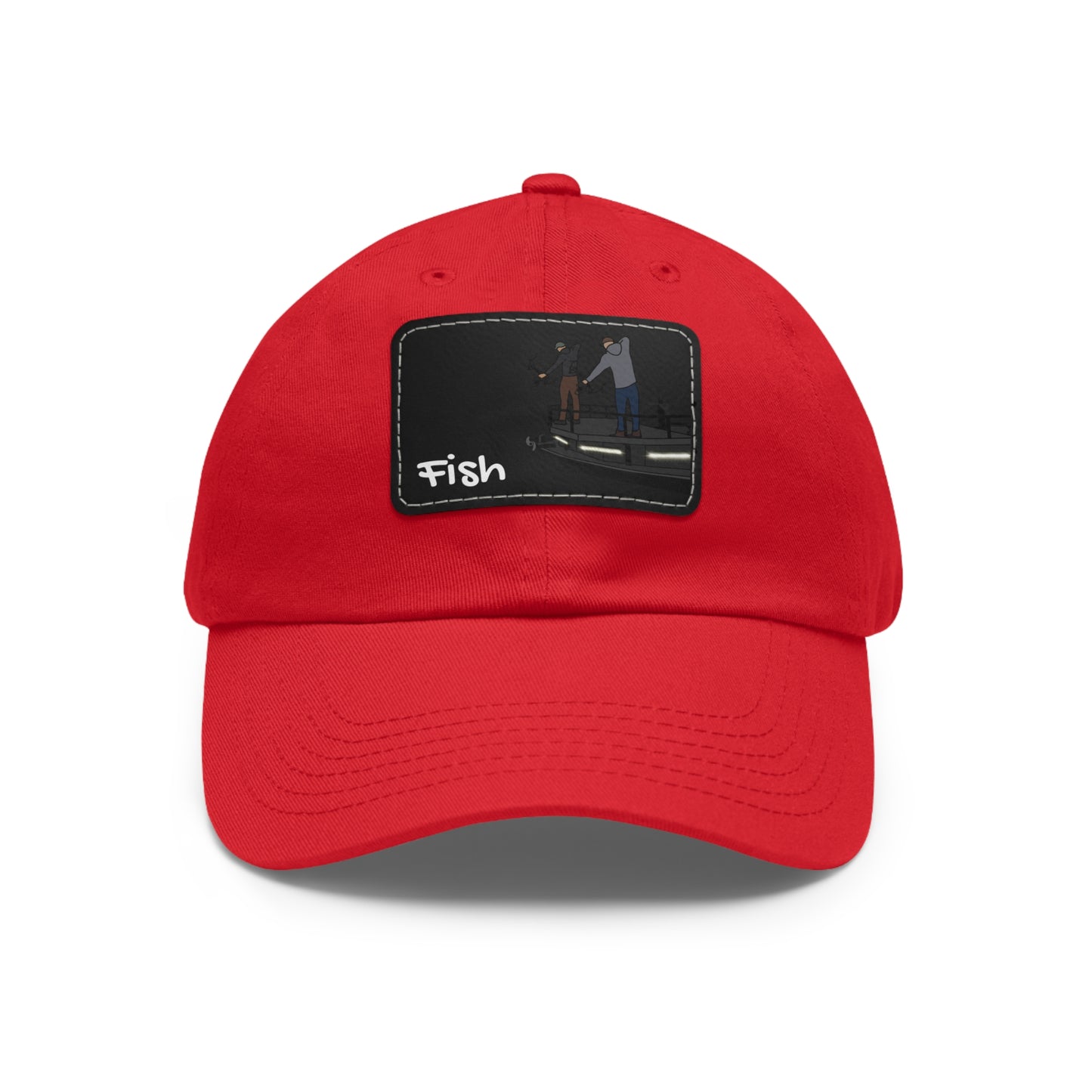 Hat with Leather Patch