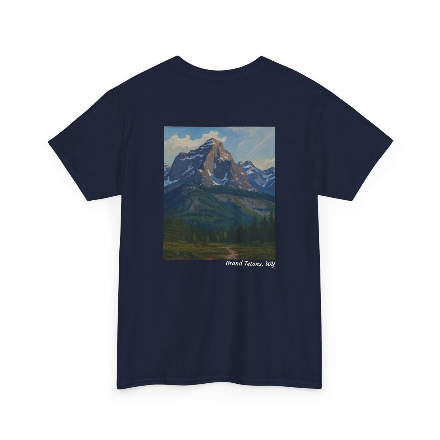 Grand Tetons Enjoy the adventure Earth Graphic Gildan T‑Shirt