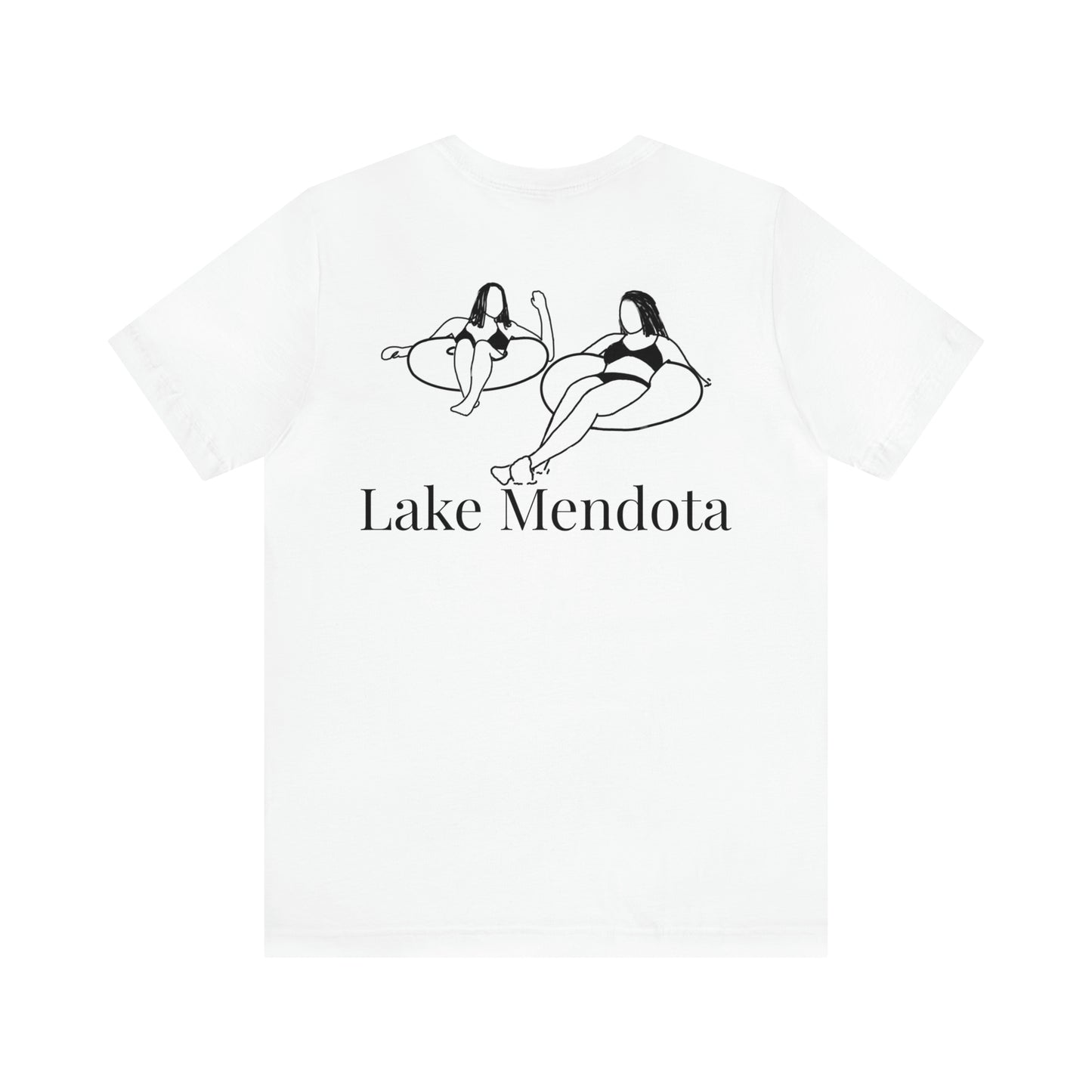 Lake Mendota Inner Tube Girls - Unisex Lightweight Short Sleeve Tee