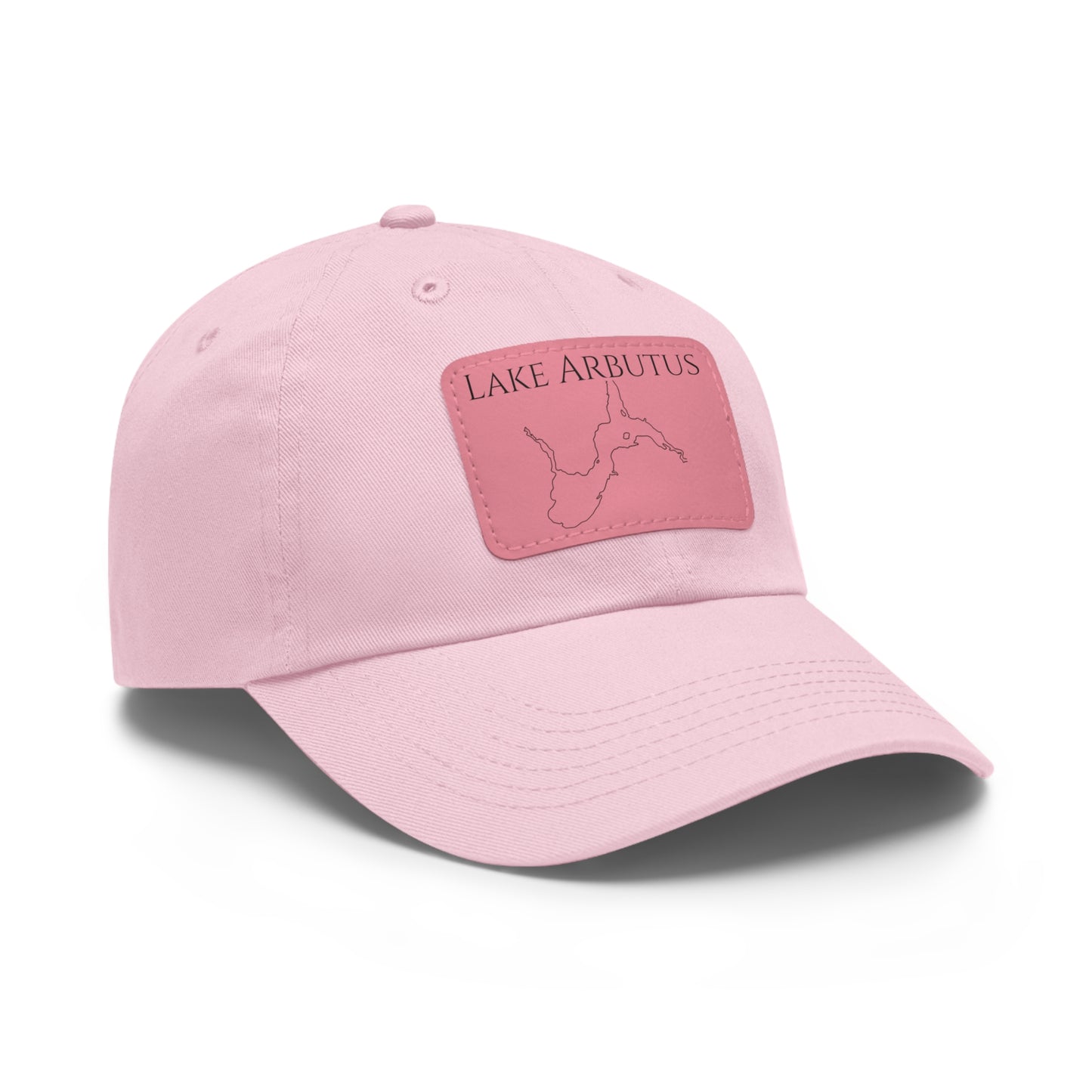 Lake Arbutus Embroidered Hat with Leather Patch