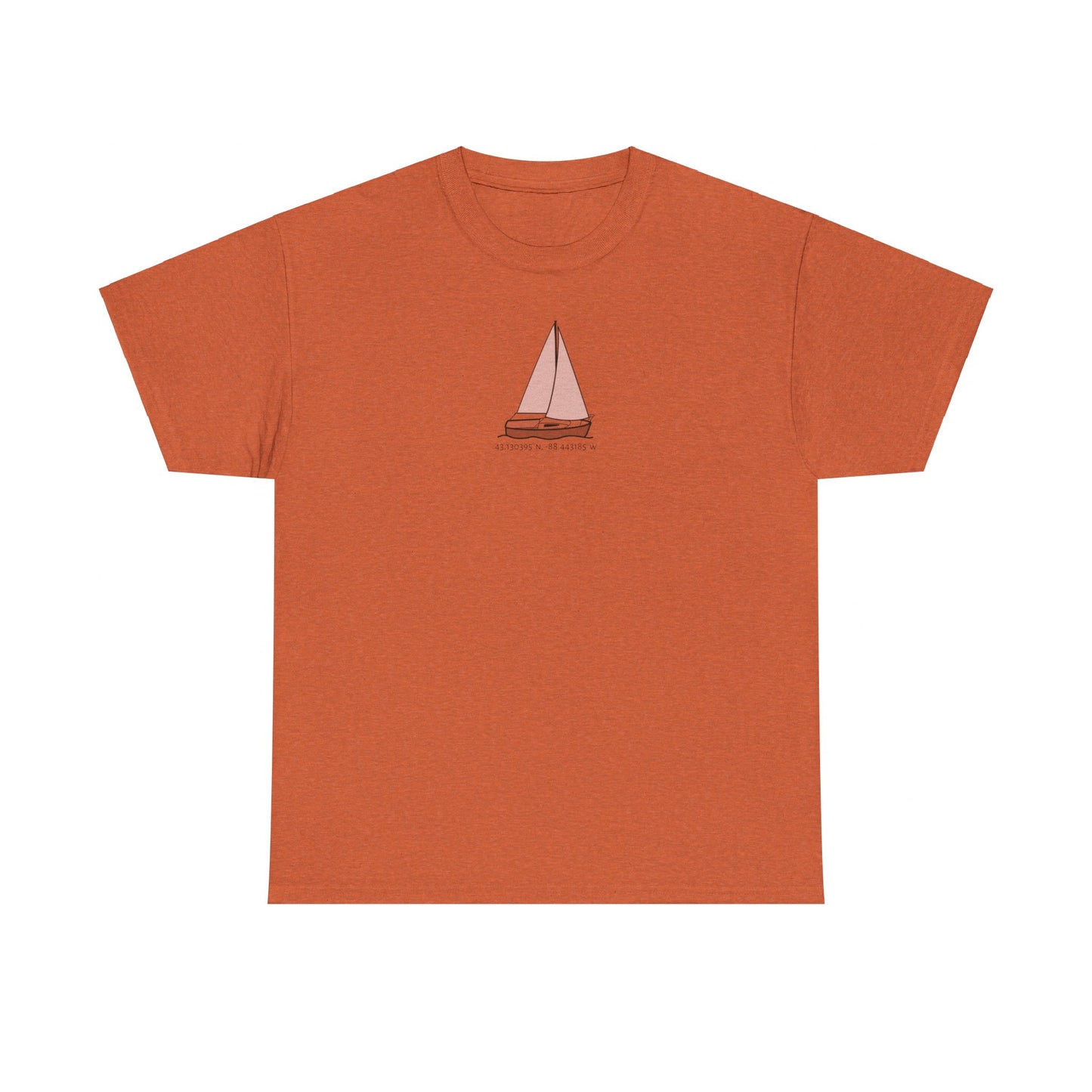 Sailboat Comfort Unisex Heavy Cotton Tee