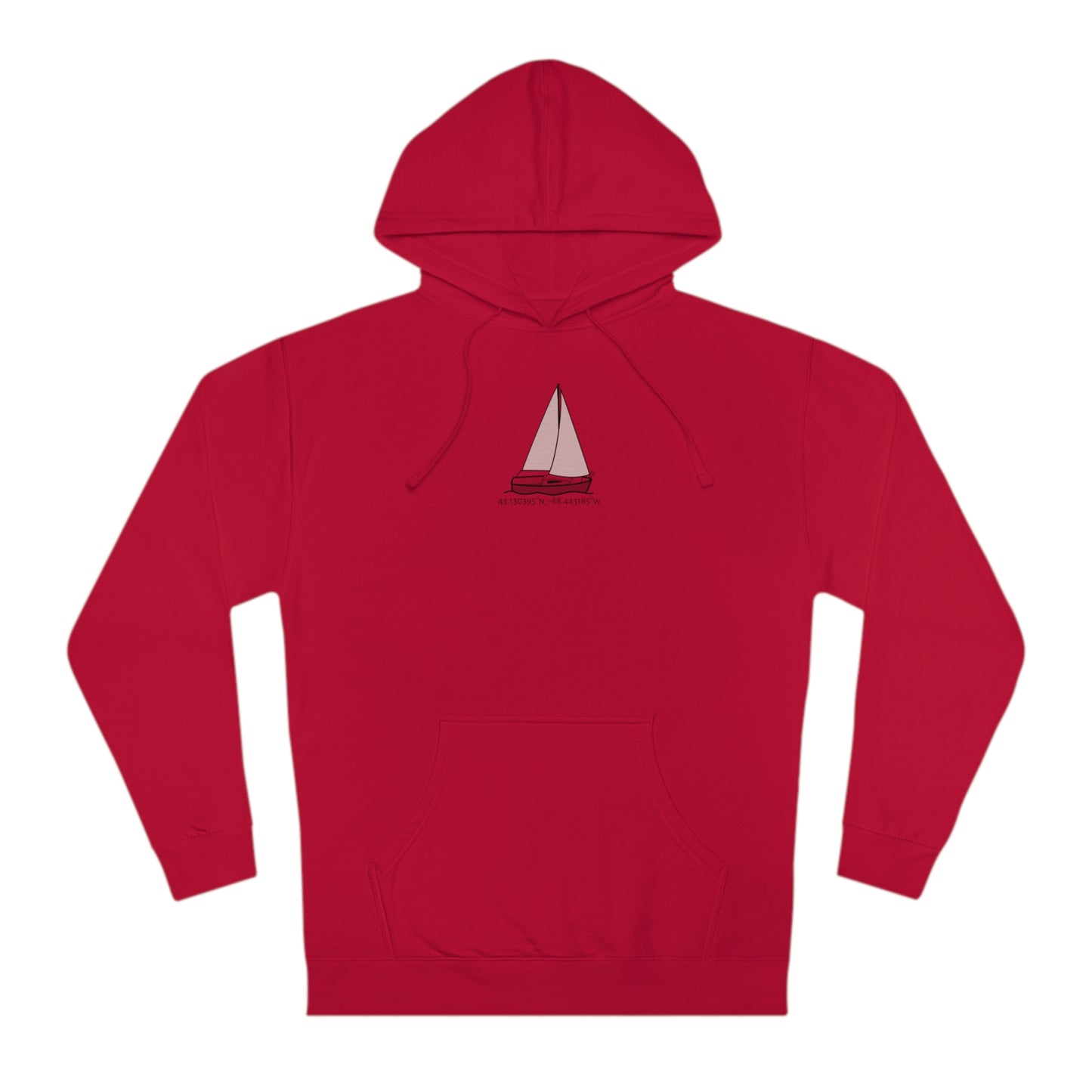 Sailboat comfort Unisex Hooded Sweatshirt ITC