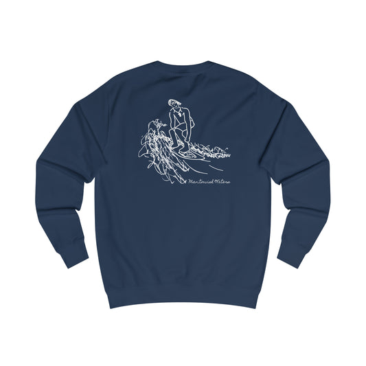 Manitowish Waters Surf Sketch - Men's Crewneck