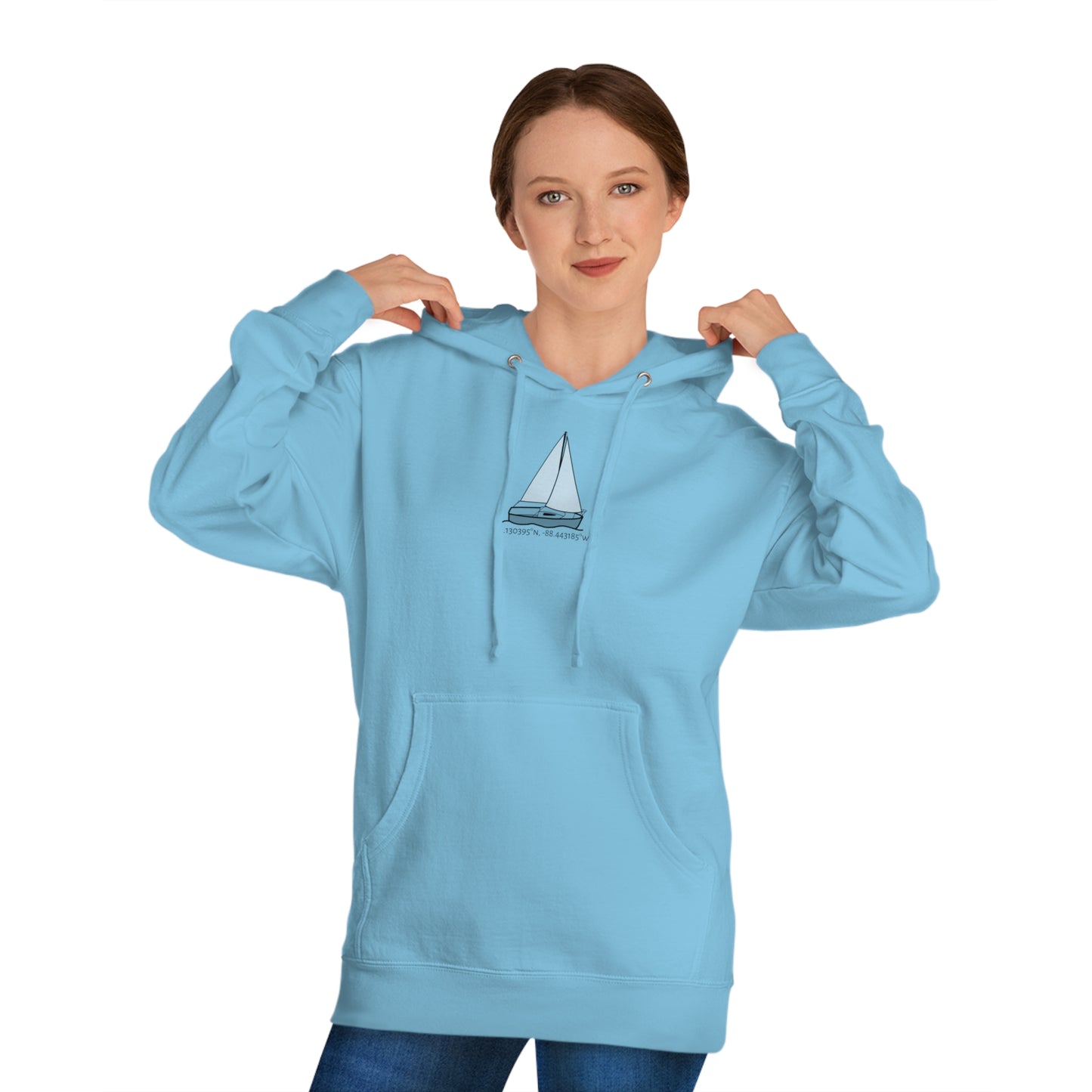 Sailboat comfort Unisex Hooded Sweatshirt ITC