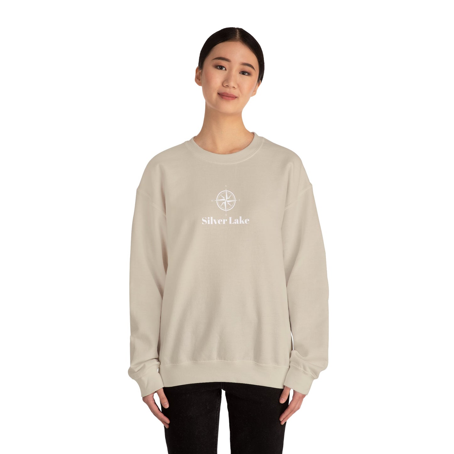 Silver Lake Compass Rose Unisex Heavy Blend™ Crewneck Sweatshirt