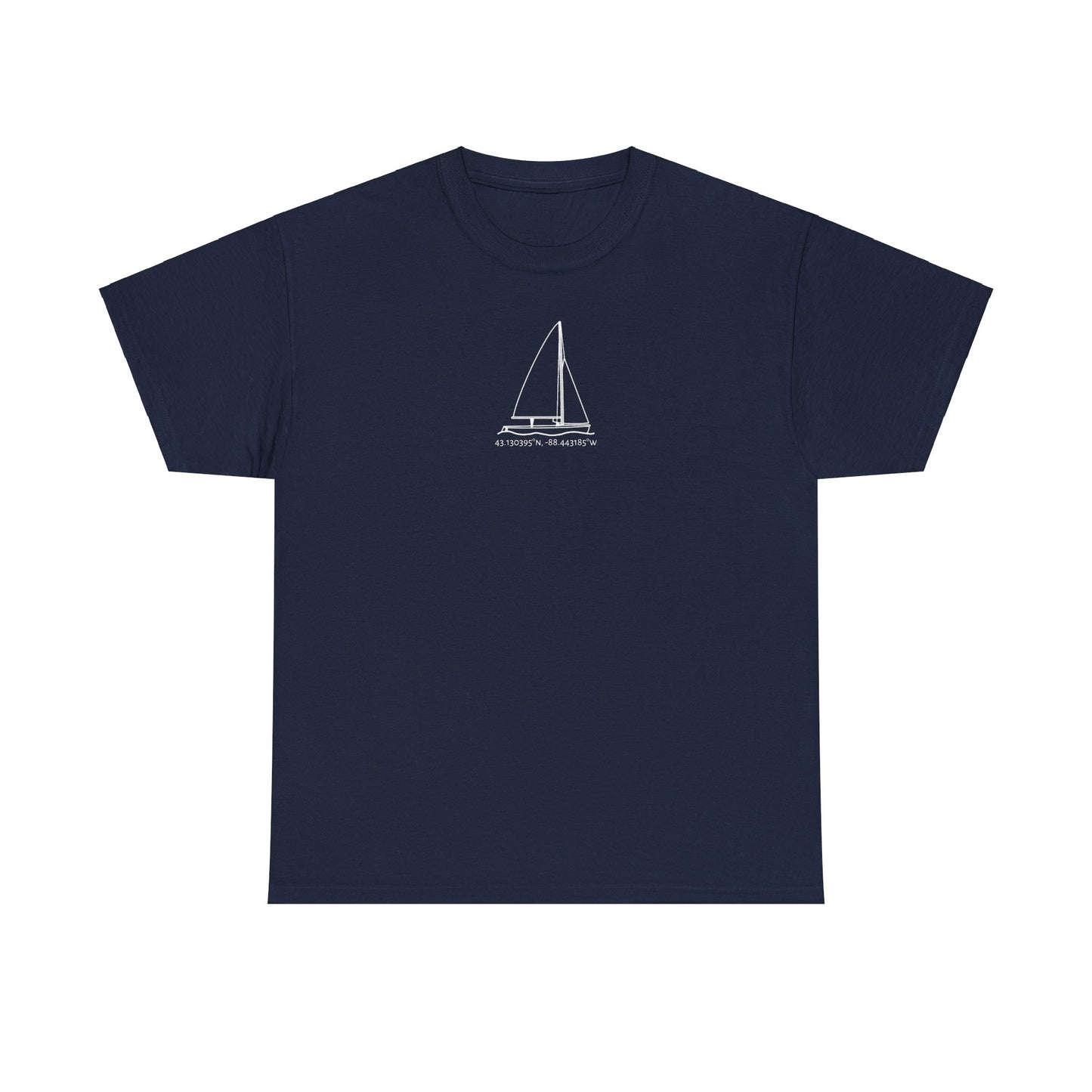 Sailboat 470 Model Unisex Heavy Cotton Tee