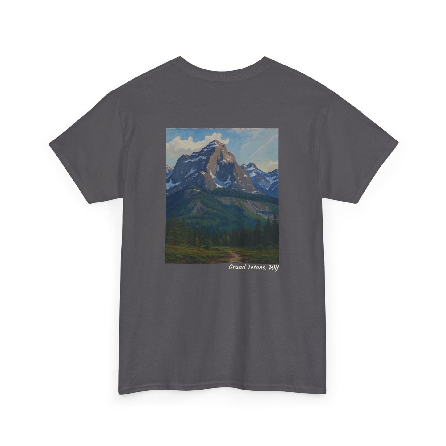 Grand Tetons Enjoy the adventure Earth Graphic Gildan T‑Shirt