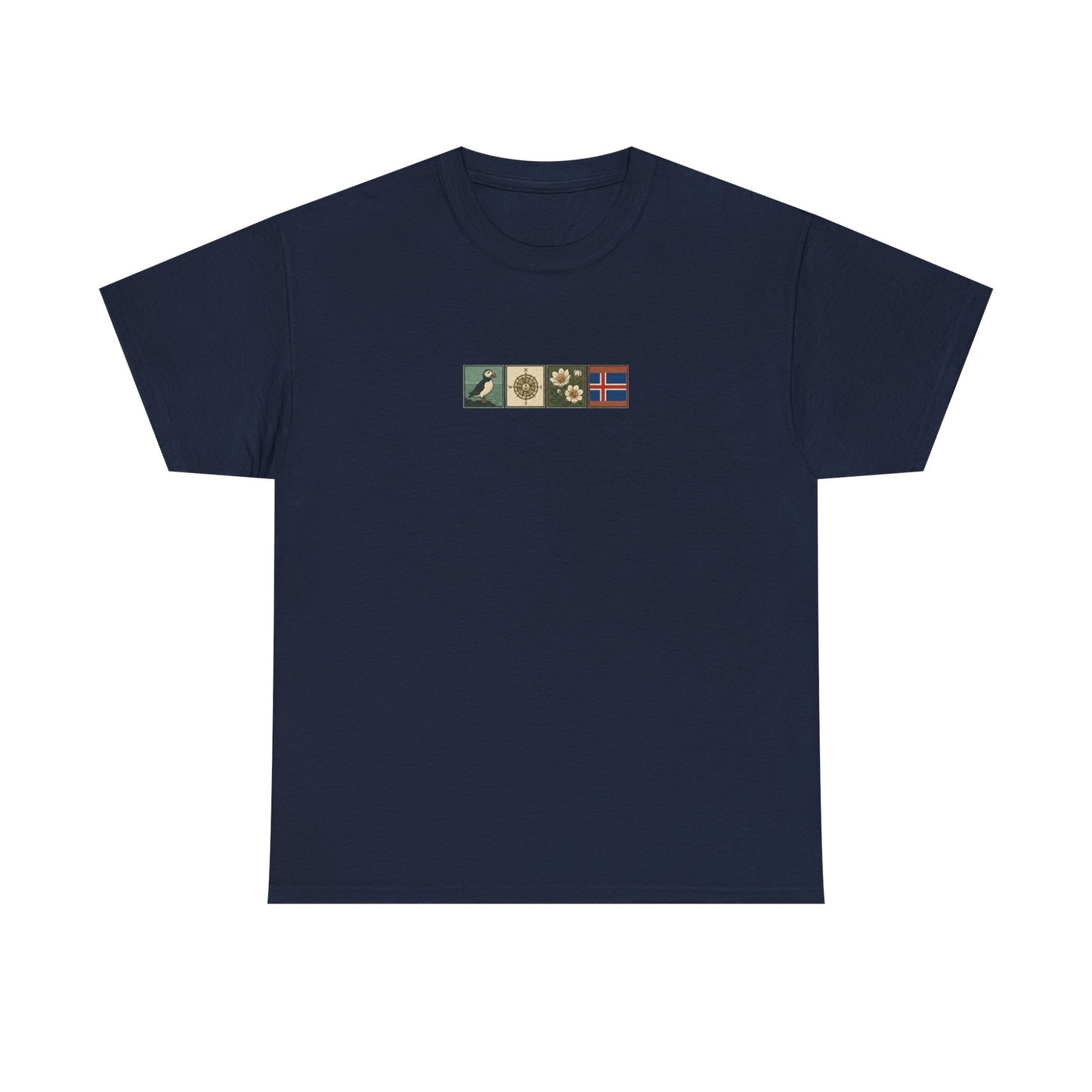 Iceland Vik - 4 panel front design - Unisex Heavy Cotton Tee