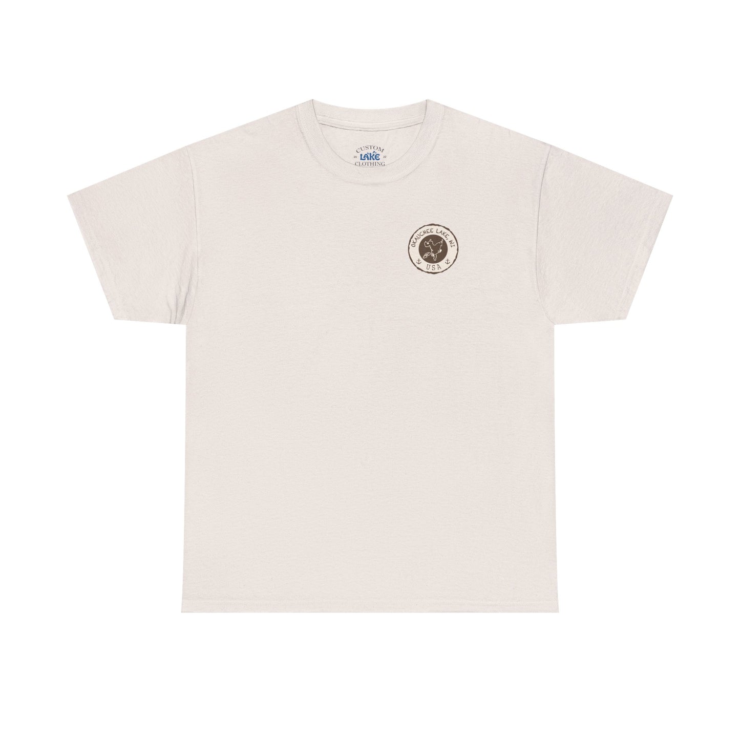 Okauchee Lake Unisex Heavy Tee - Vintage Postmark Style