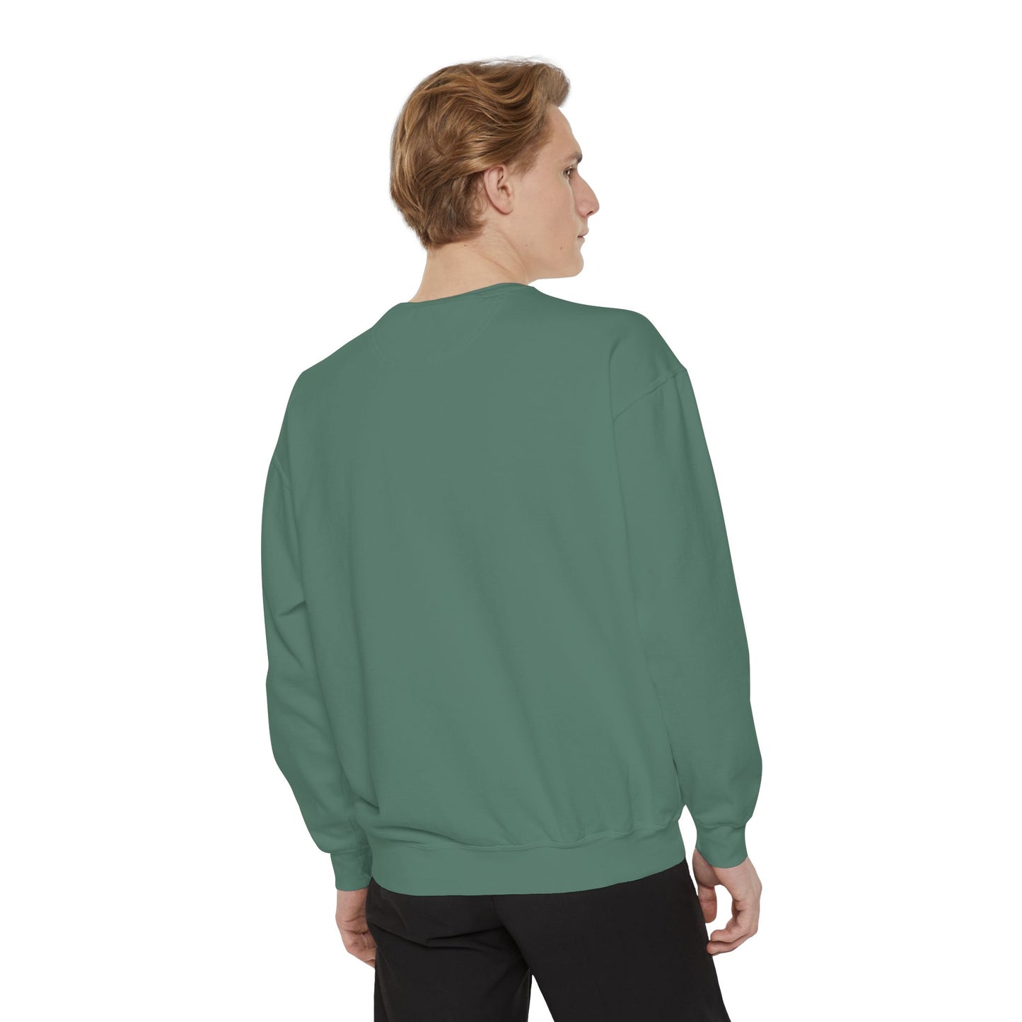 Surfing One Line Design Crewneck Sweatshirt - Comfort Colors