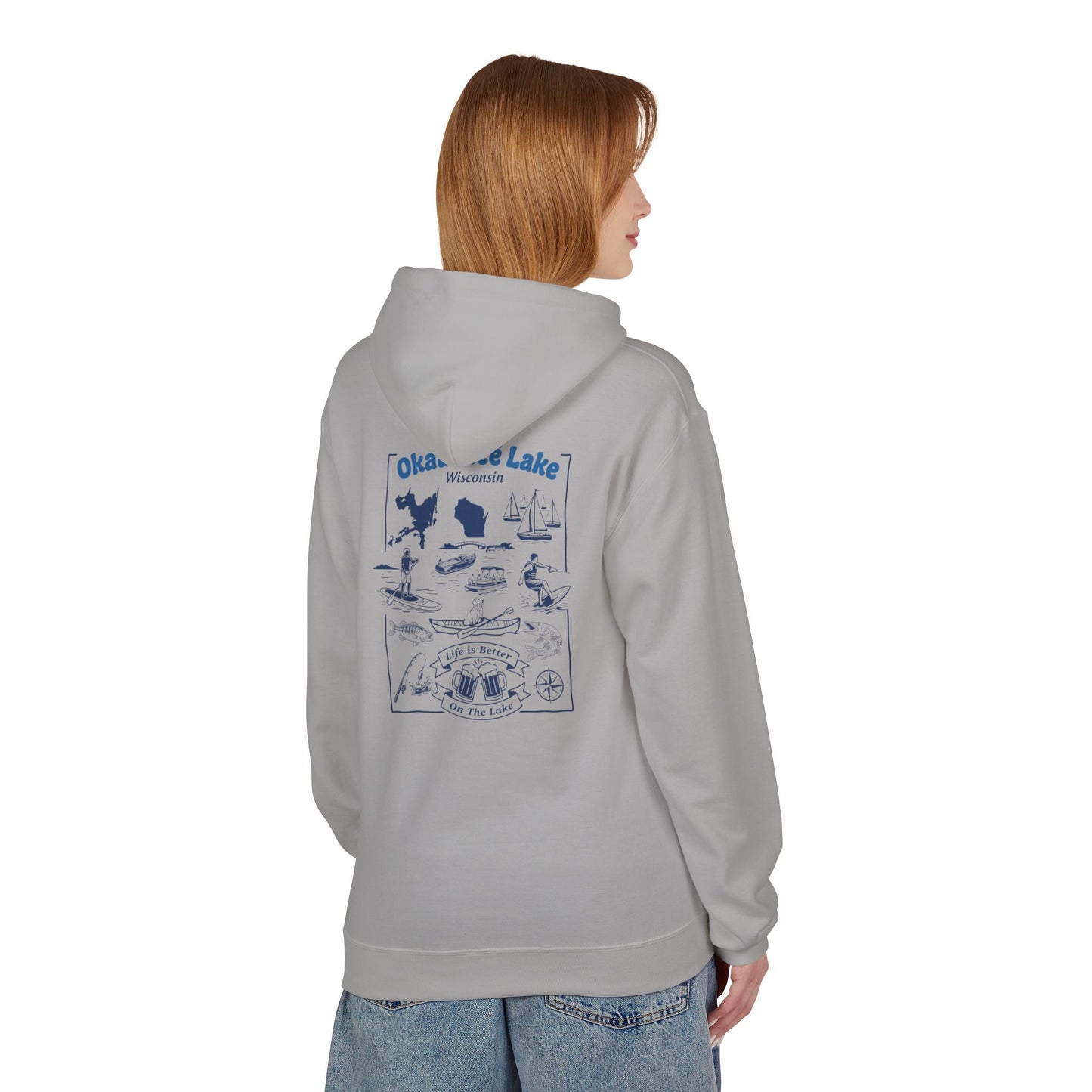 Okauchee Lake Midweight Travel Hoodie -  FD Style #1 (CLC)