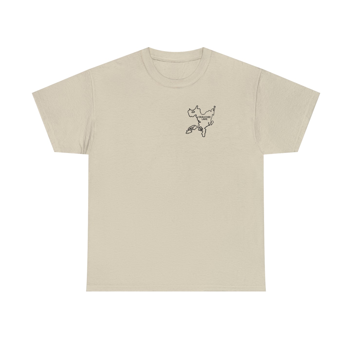 Okauchee Lake, Float Plane - Unisex Heavyweight Short Sleeve Tee