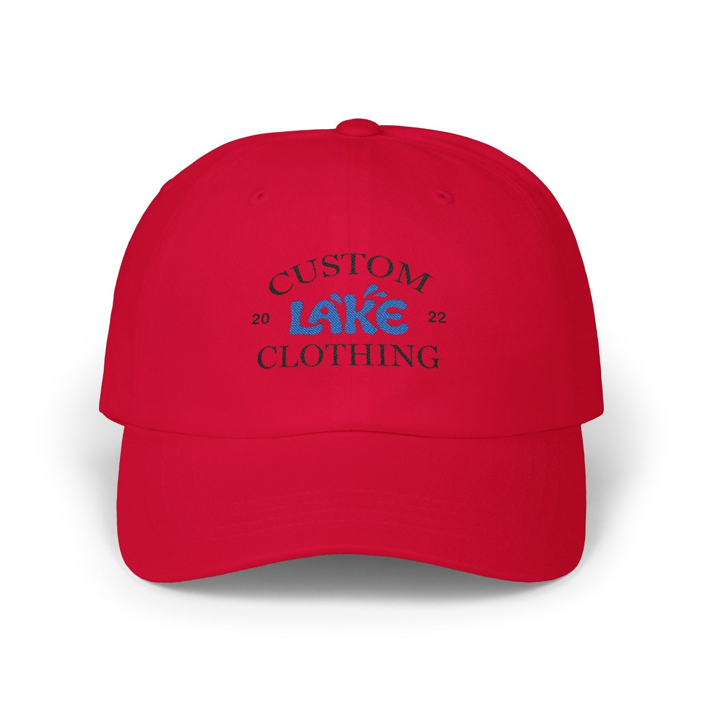 CLC Logo Embroidered Classic Dad Cap Black Text