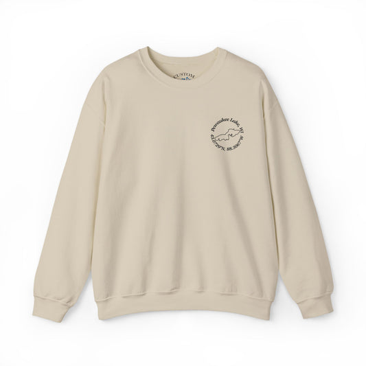 Pewaukee Lake Embroidered Crewneck Sweatshirt - Gildan