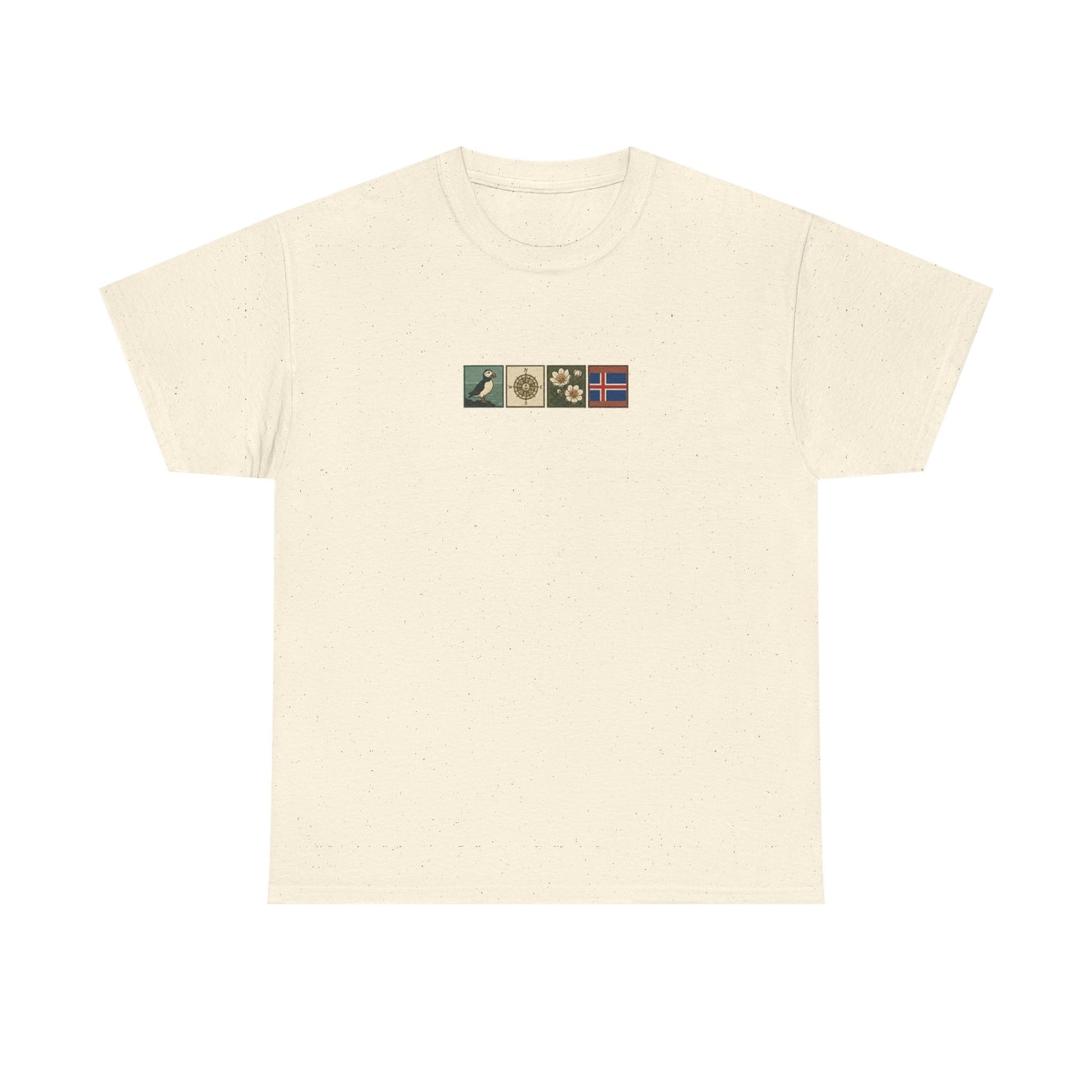 Iceland Vik - 4 panel front design - Unisex Heavy Cotton Tee