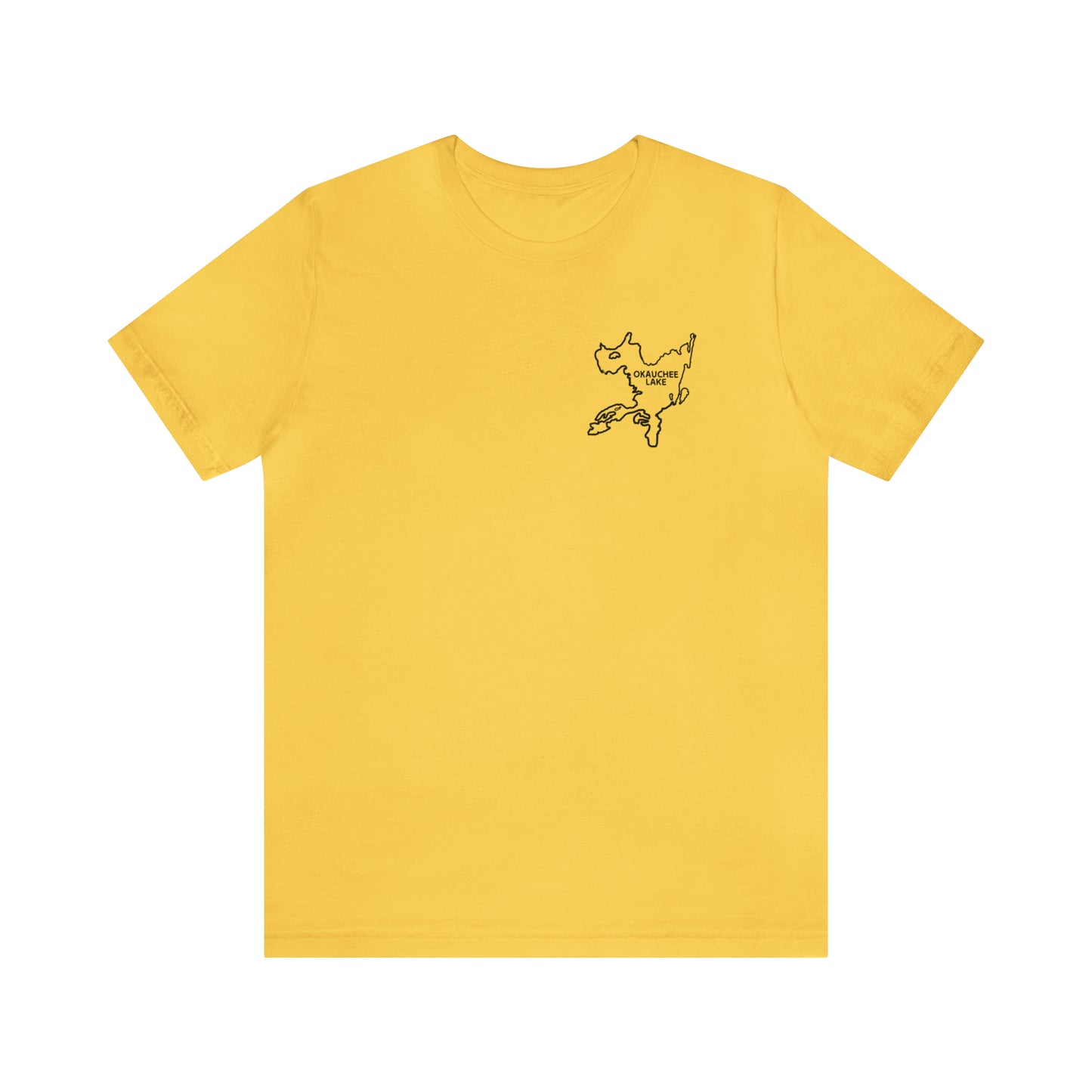 Okauchee Lake, Surfing Sketch - Unisex Lightweight Short Sleeve Tee