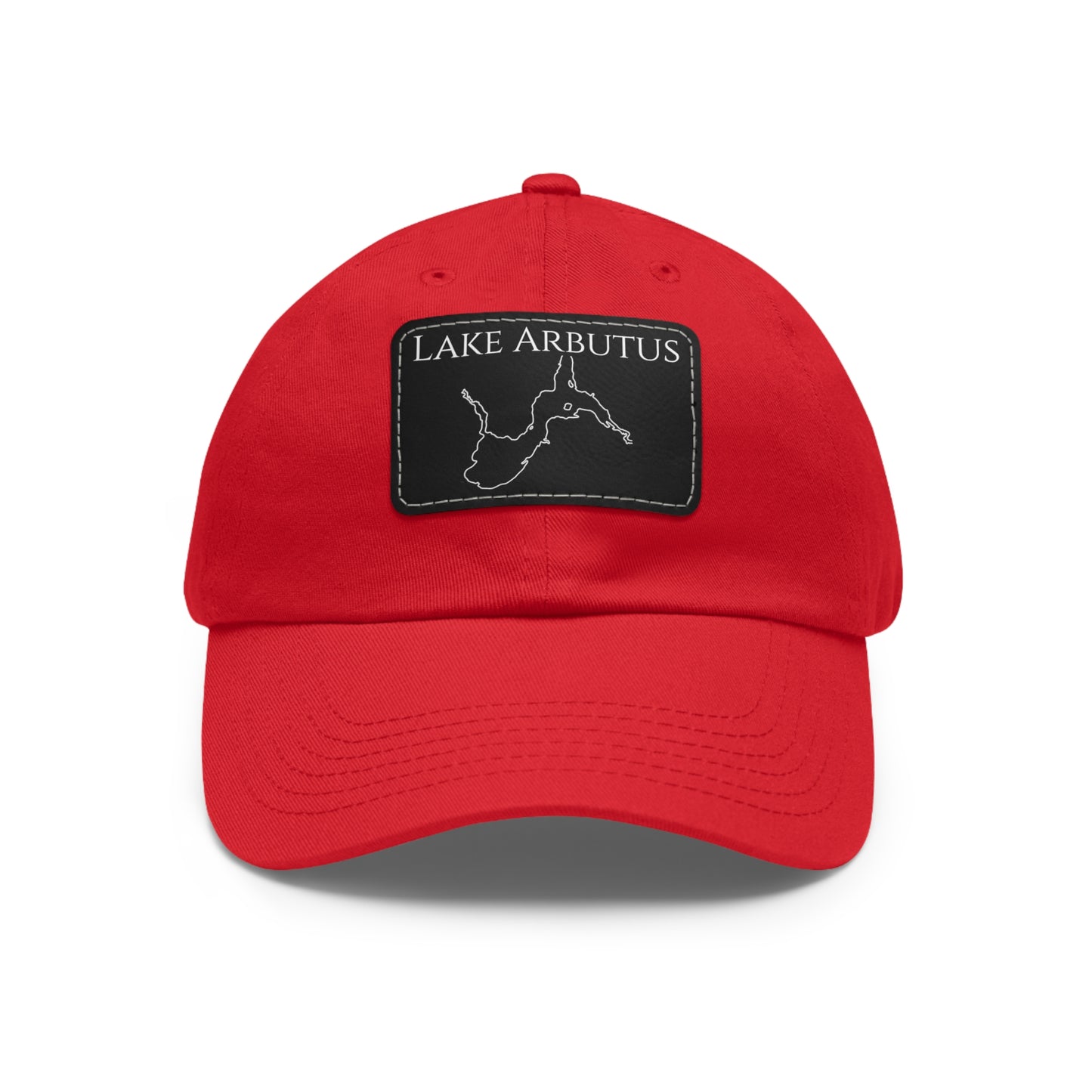 Lake Arbutus Embroidered Hat with Leather Patch