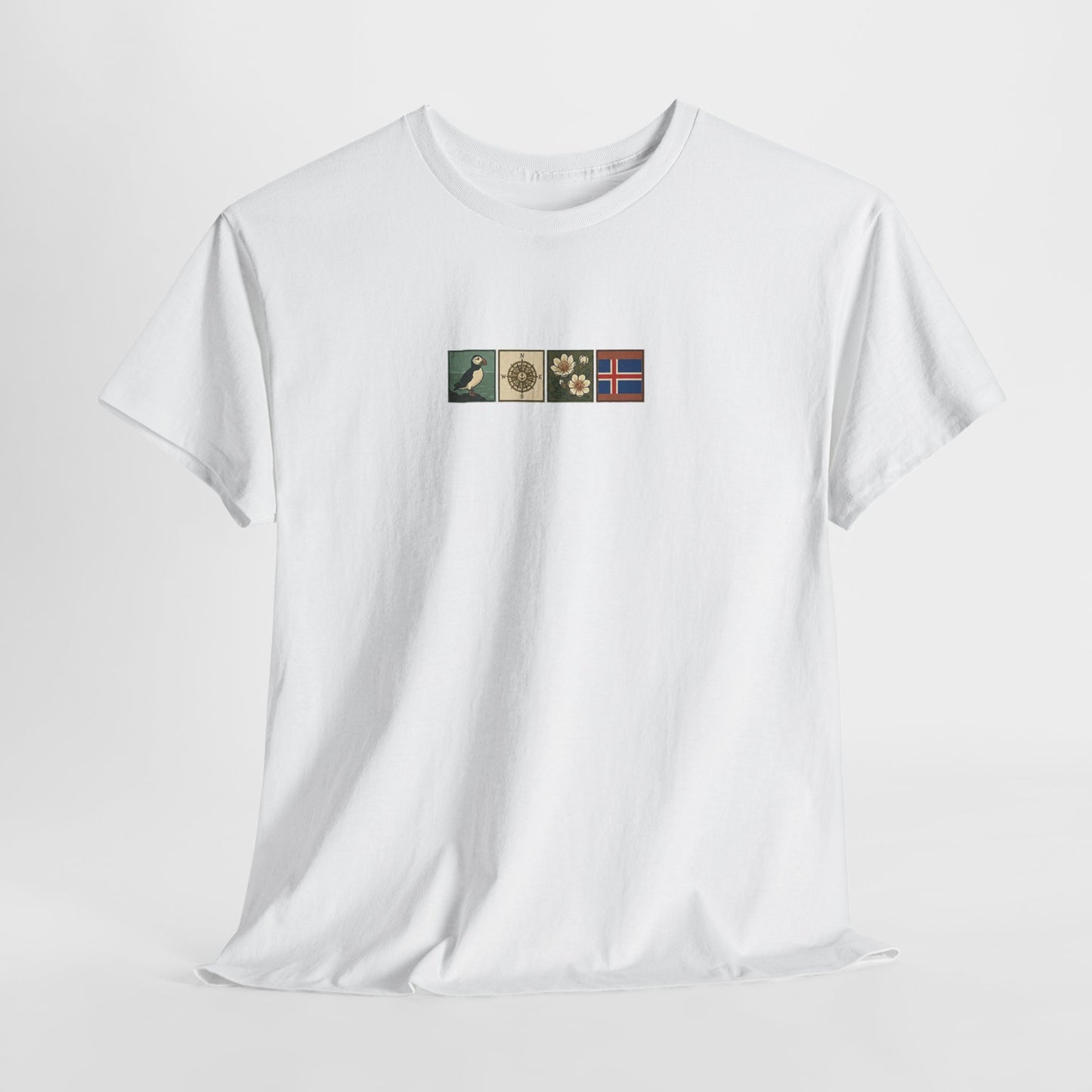 Iceland Vik - 4 panel front design - Unisex Heavy Cotton Tee