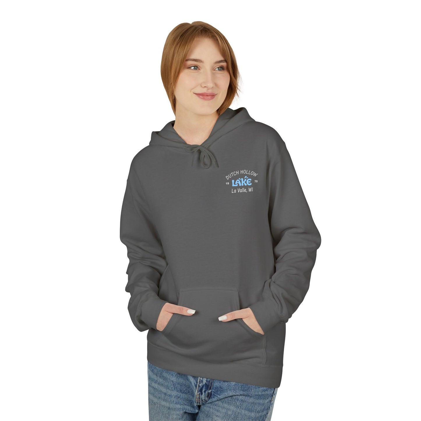 Dutch Hollow Line Art Midweight Travel Hoodie