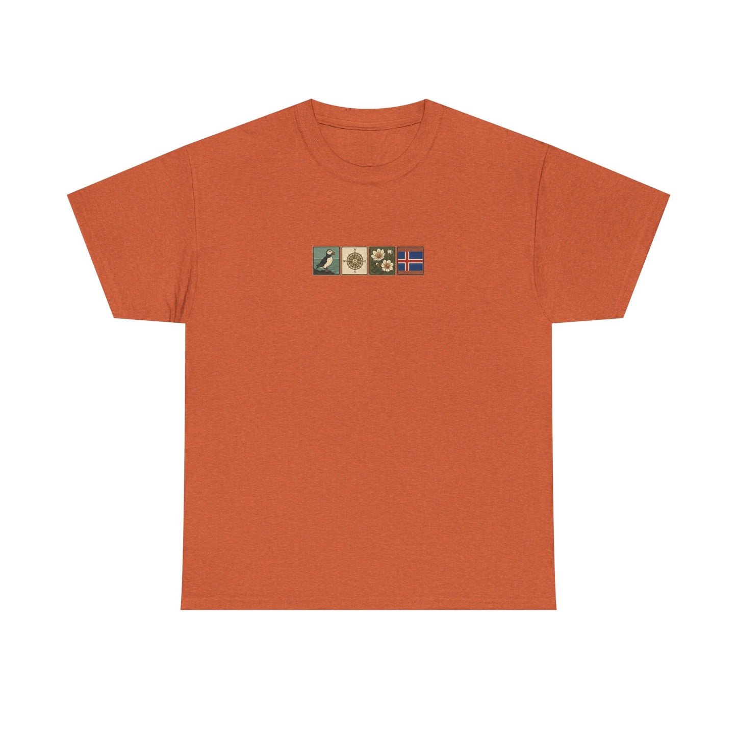 Iceland Vik - 4 panel front design - Unisex Heavy Cotton Tee